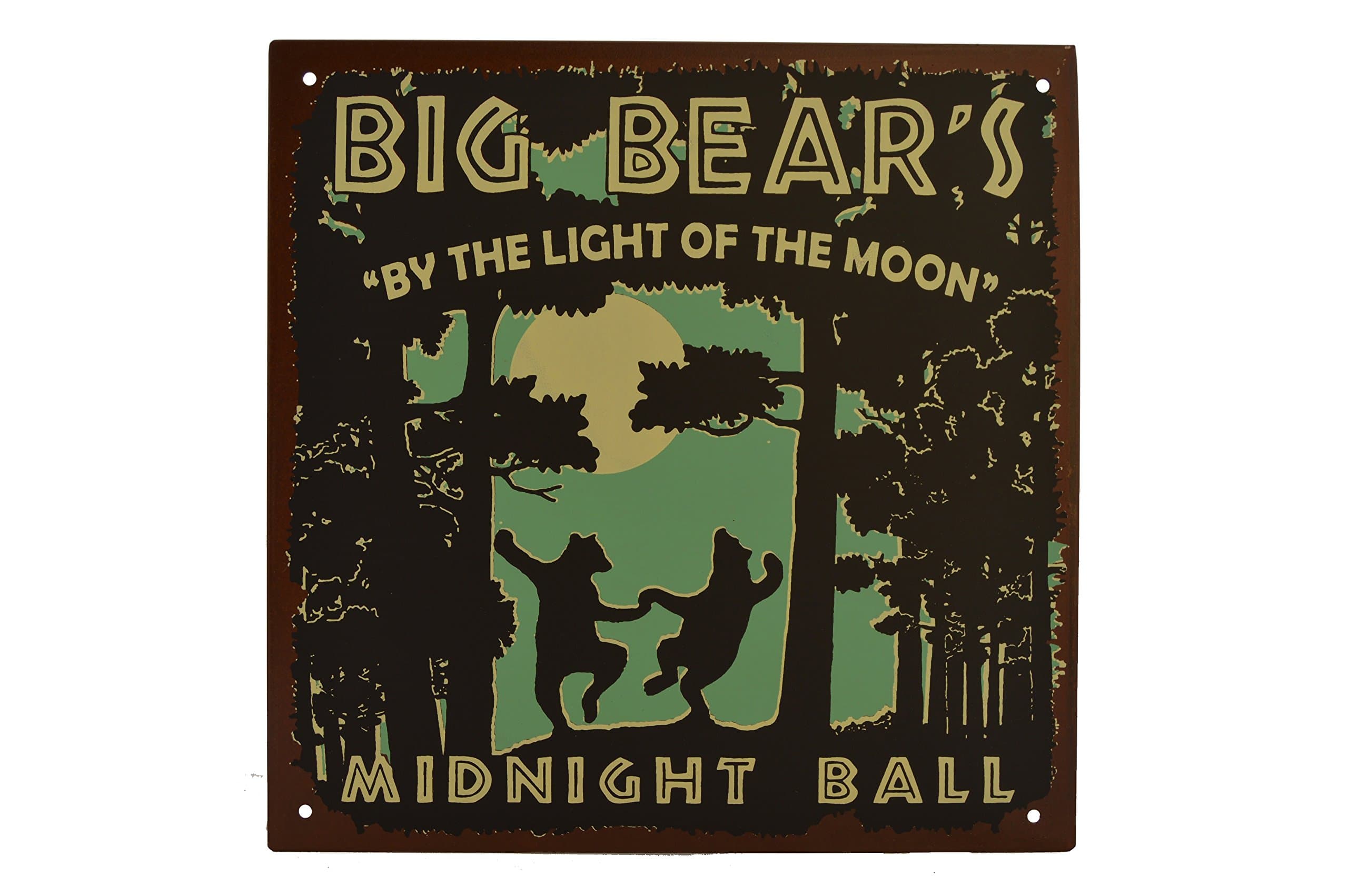 Bear Metal Signs (Midnight Ball)