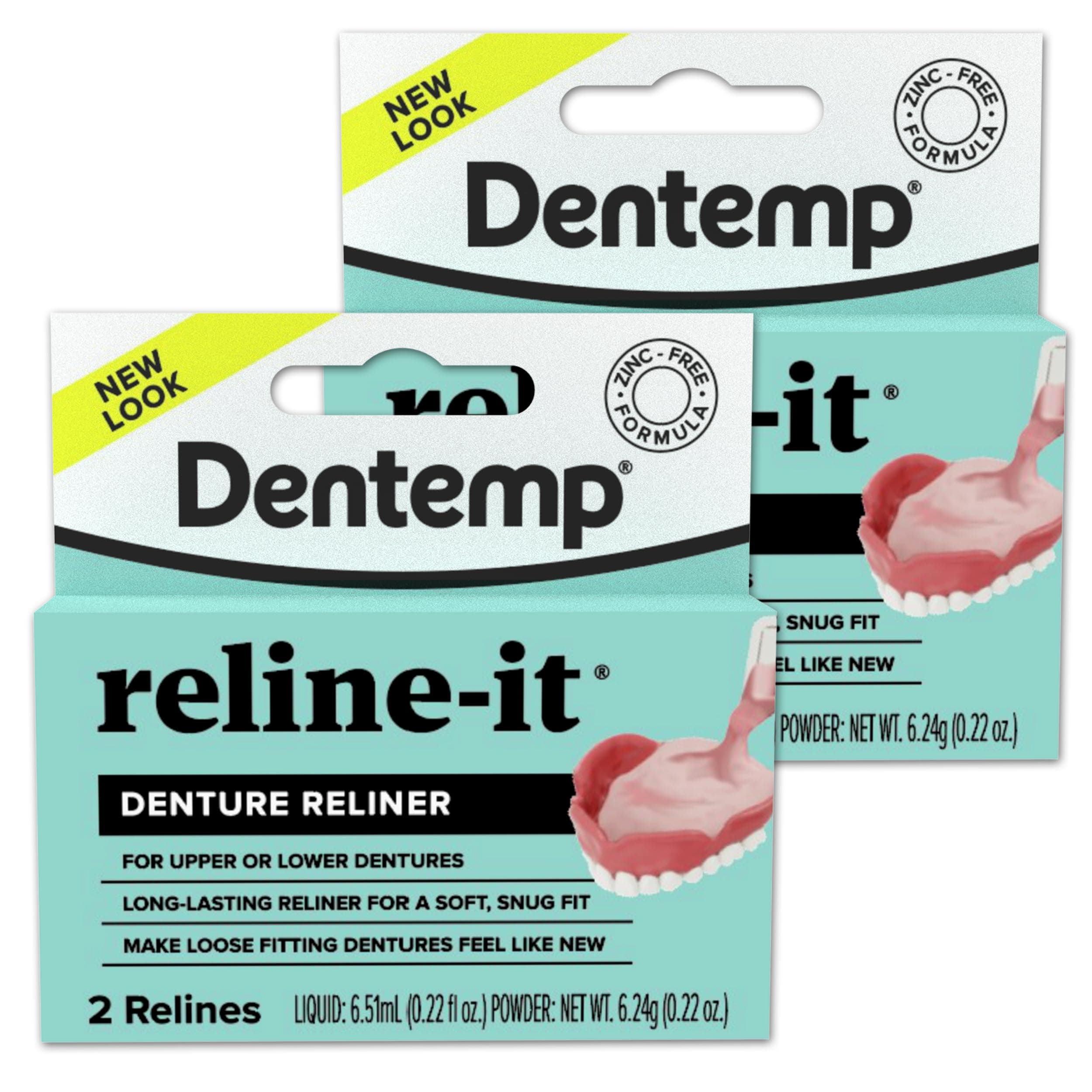 海外直送肘 D.O.C. Reline-It Advanced Denture Reliner Kit, 2 each