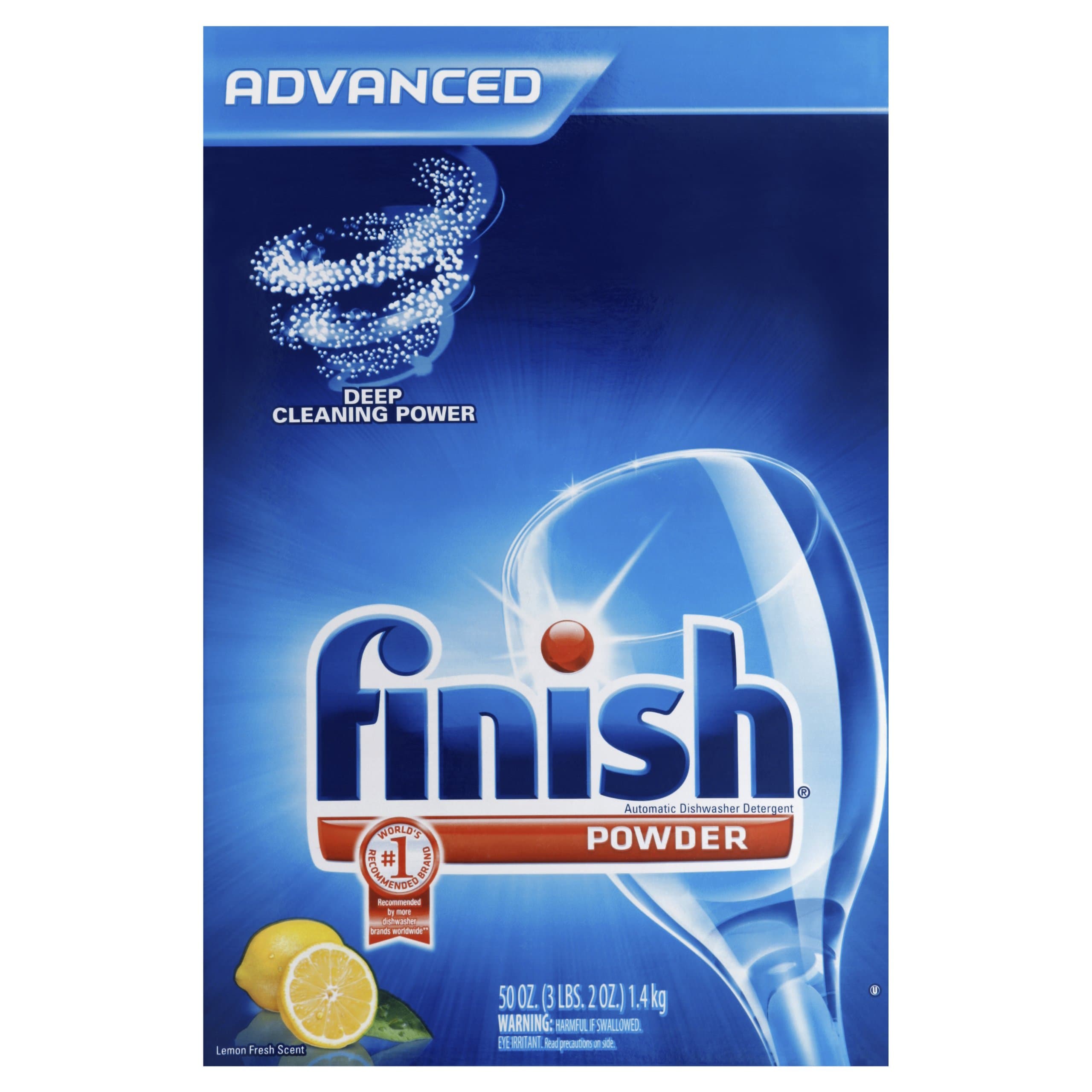 Finish Powder, Lemon Fresh, 50-Ounce