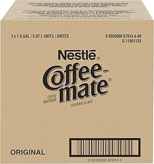 Nestle Coffee-mate Coffee Creamer, Original, 192oz bulk liquid, Pack of 3