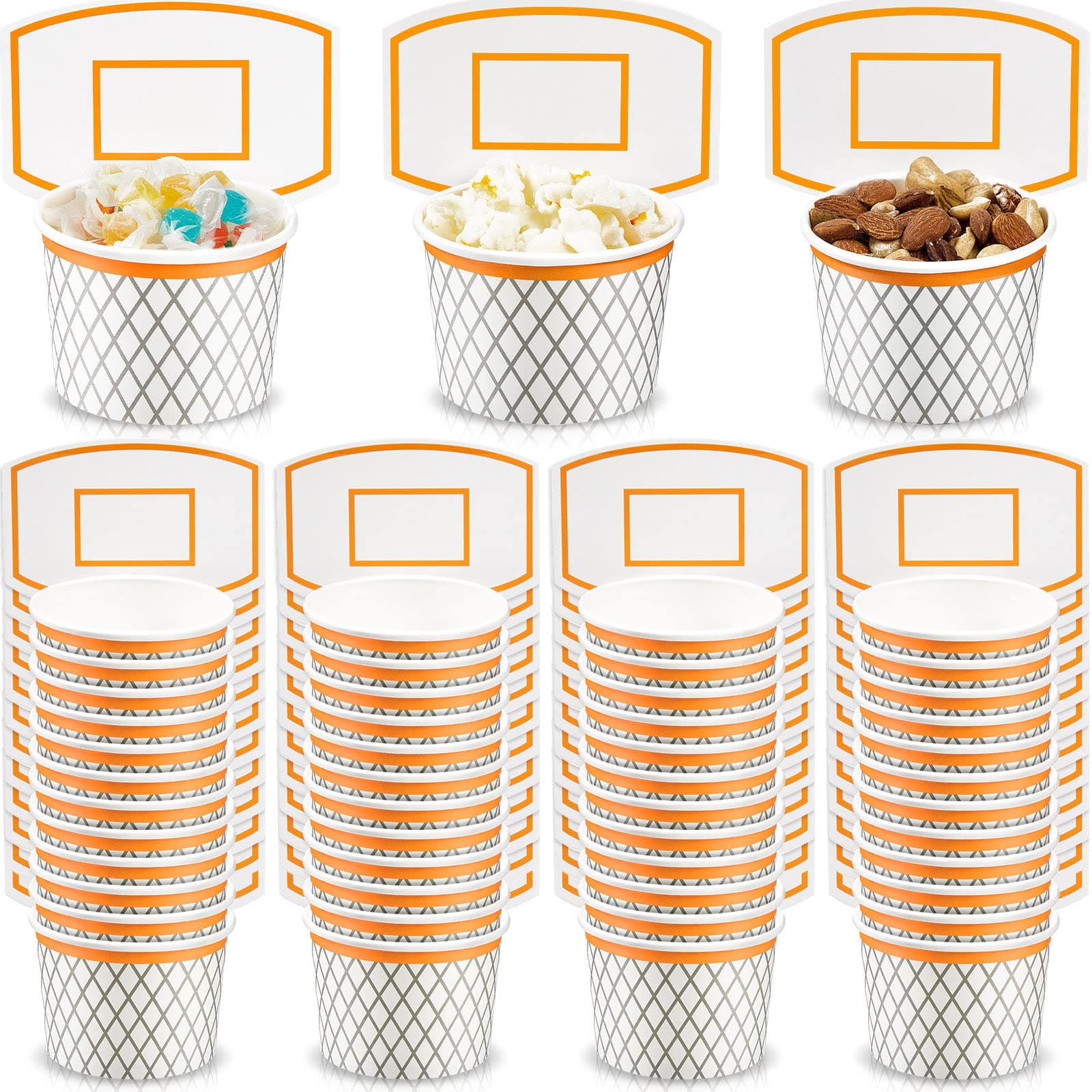 Basketball Hoop Snack Cups