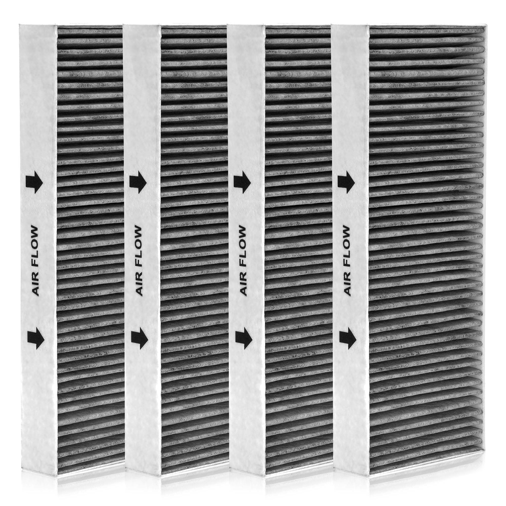 4 Activated Carbon Filters for Bora Basic BAKFS and BHU BIU BFIU Convection Hob Extractor Filter Cooker Hood Set of 2