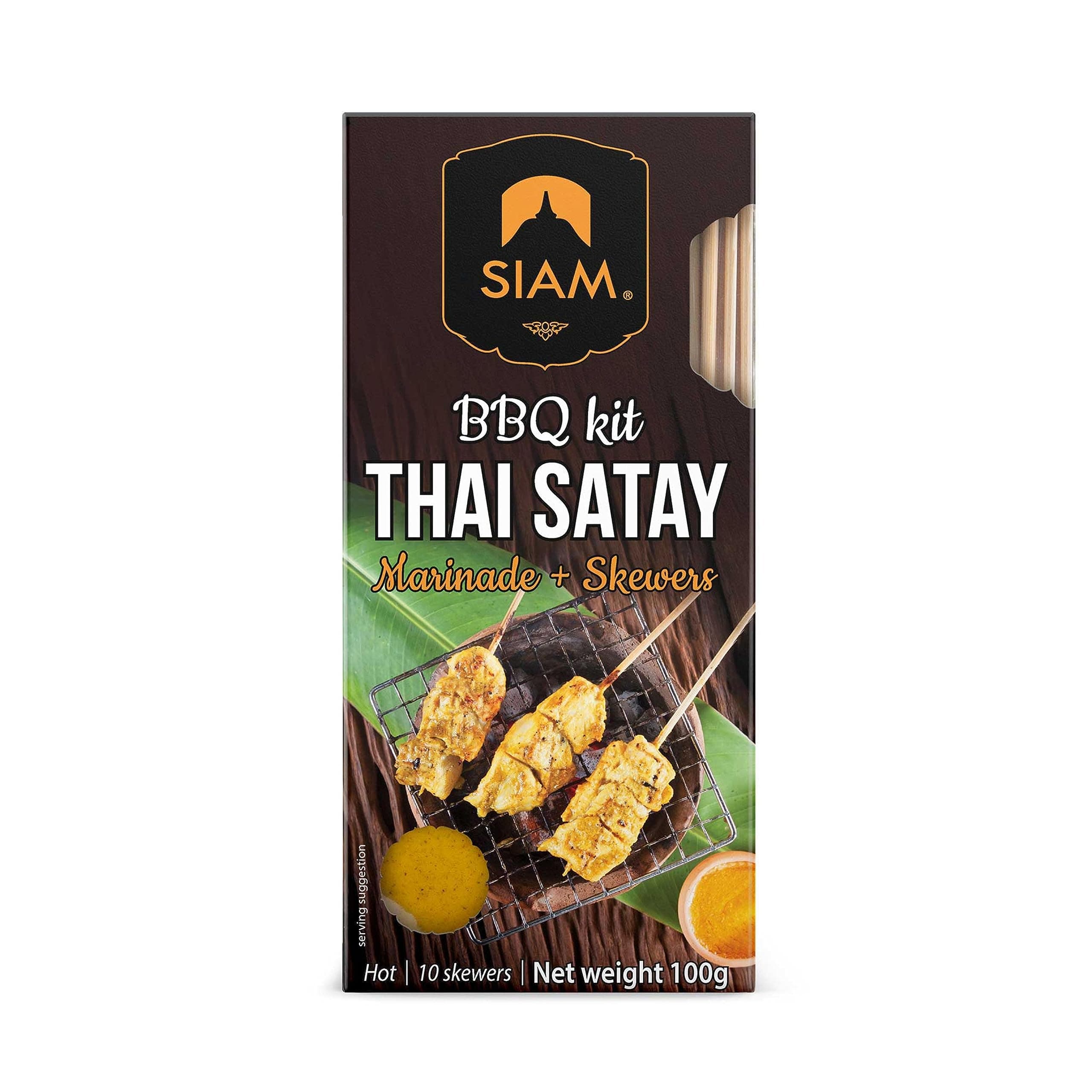 DE SIAM BBQ Satay Cooking Set, 100 Gm