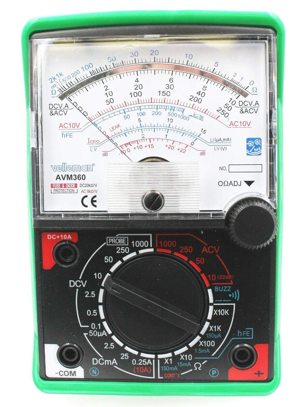 Velleman AVM360 Analog Multimeter