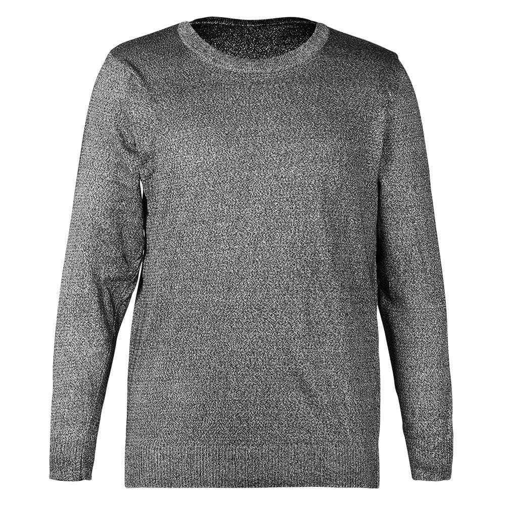 Dioche 5-level Protective Gear with Round Neck and Long Sleeves Shirt, Safety Cut-proof and Shatter- Clothes(XL)