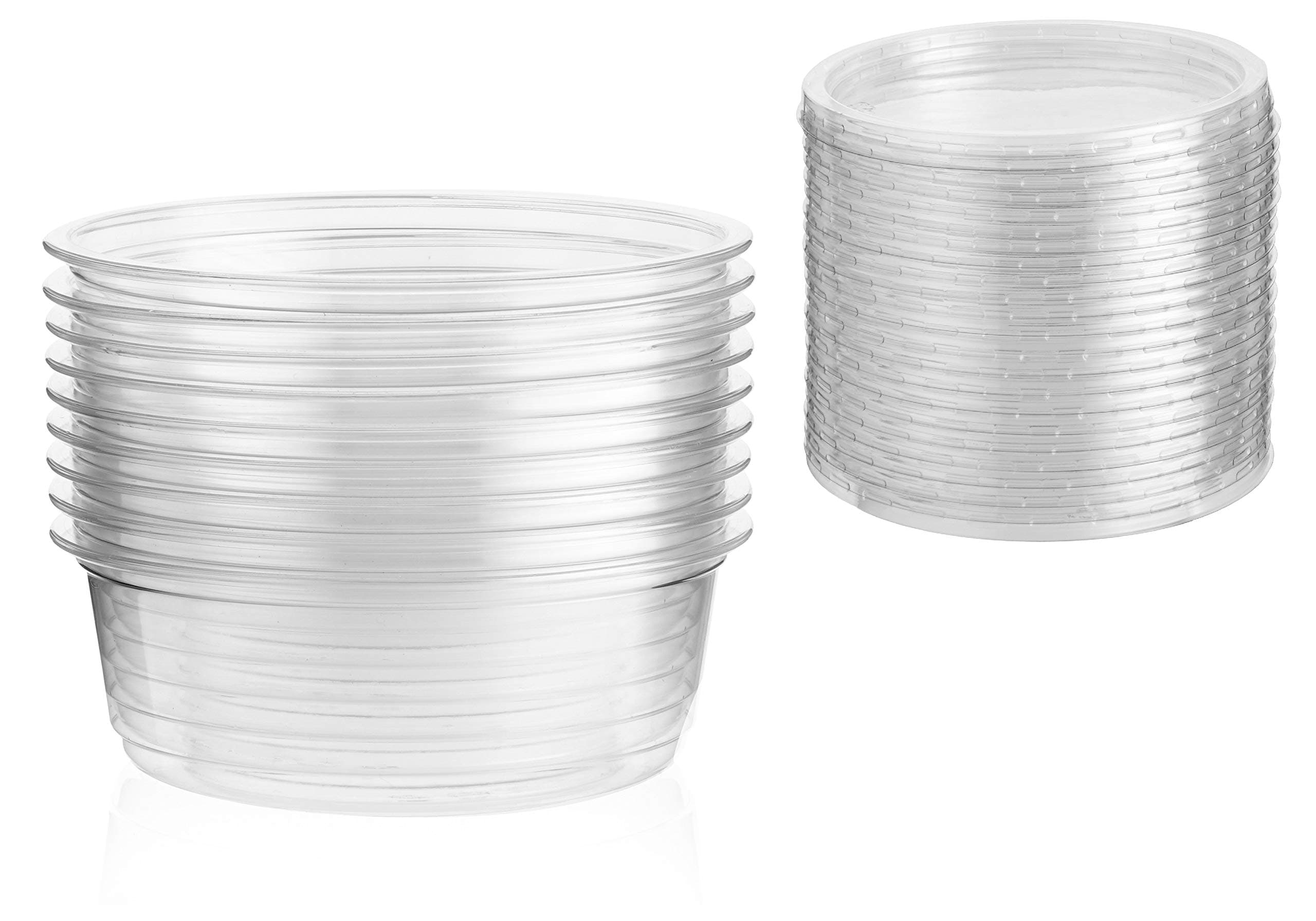 Signature Packaging - Plastic Takeaway Container with Lid - 25 Pack - 12oz