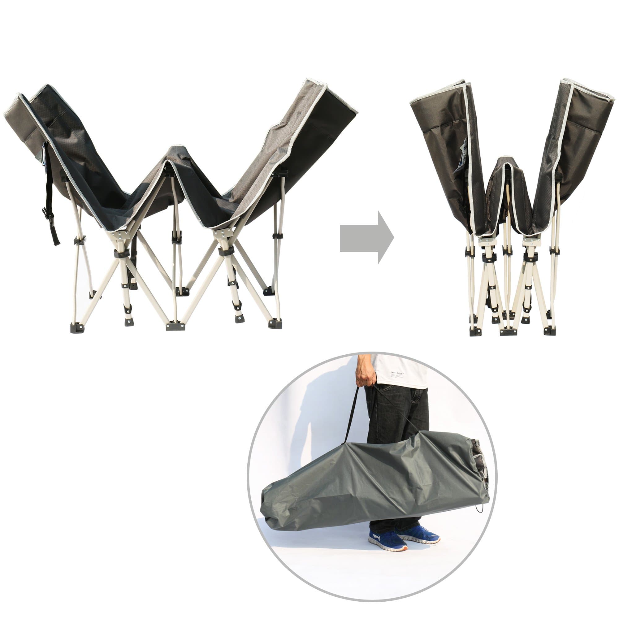 Camping Cot Strong Stable Portable Folding Camping Bed Beach Bed Perfect for Base Camp Hiking and Hunting