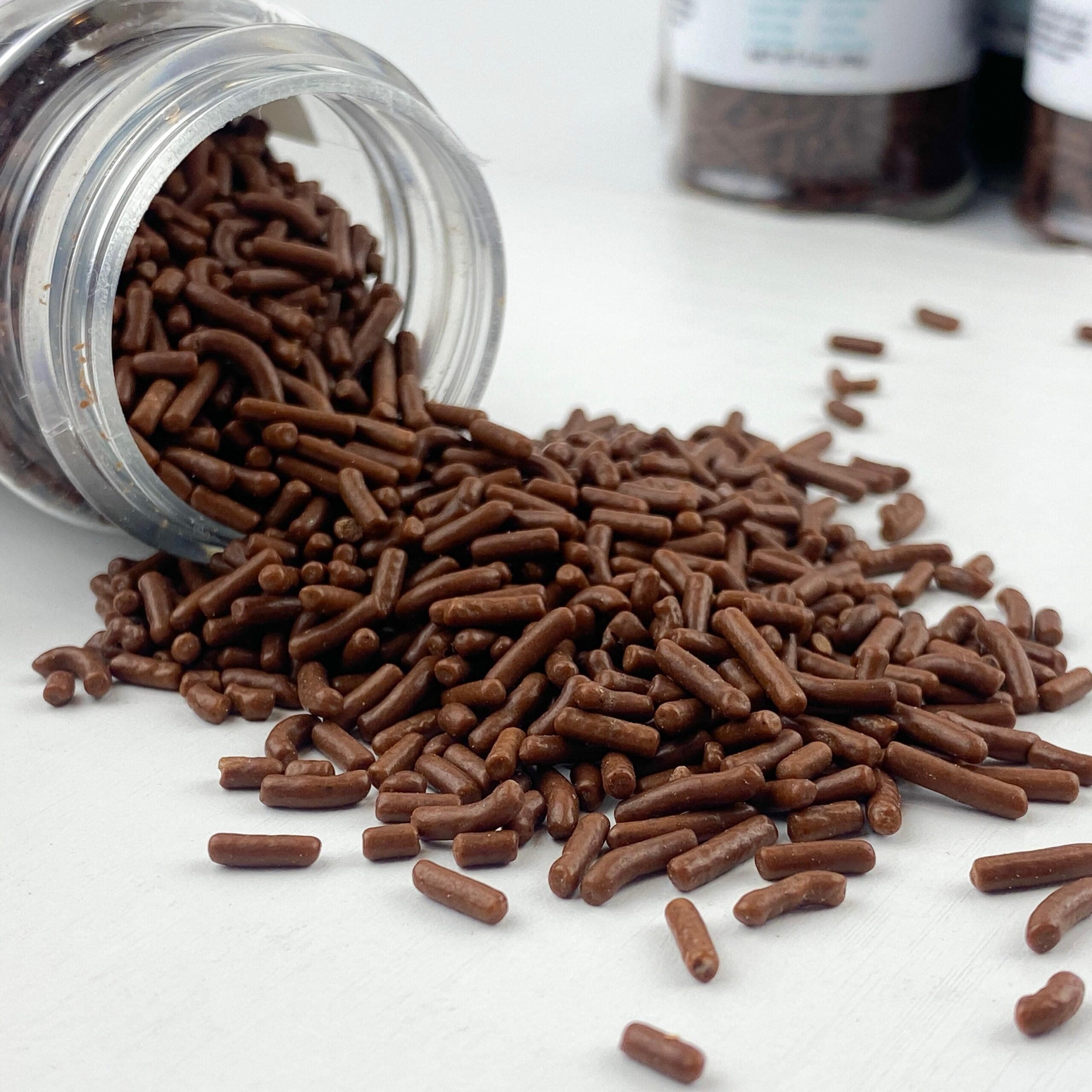 Mil Cores, Vermicelli Cacao Flavored Hard Sprinkles 1000G Bakery Cake& Ice Cream Decoration 1Kg Bag