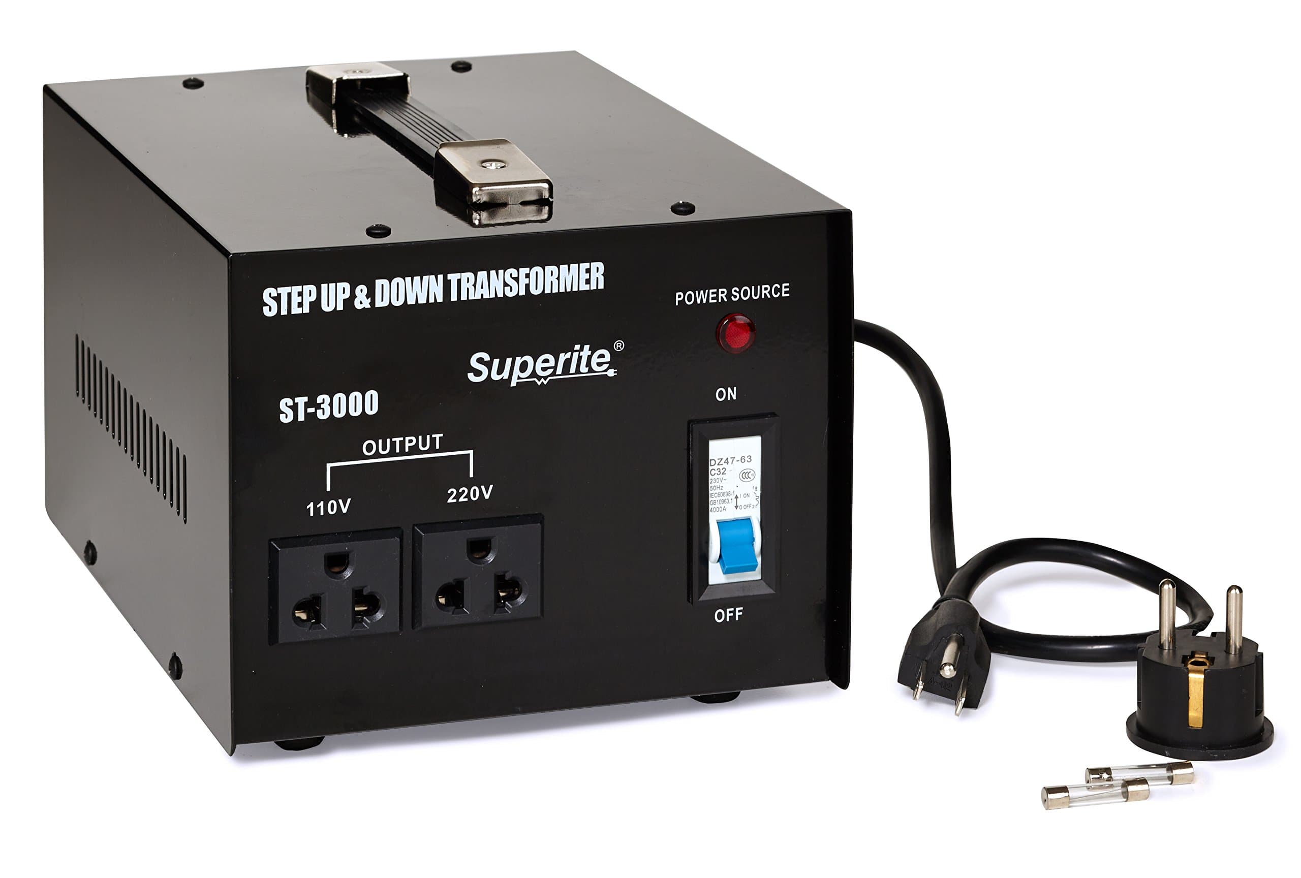 ST-3000 3000 watt Voltage Converter Transformer Step Up/Down - AC 110/220 volt for Worldwide Use