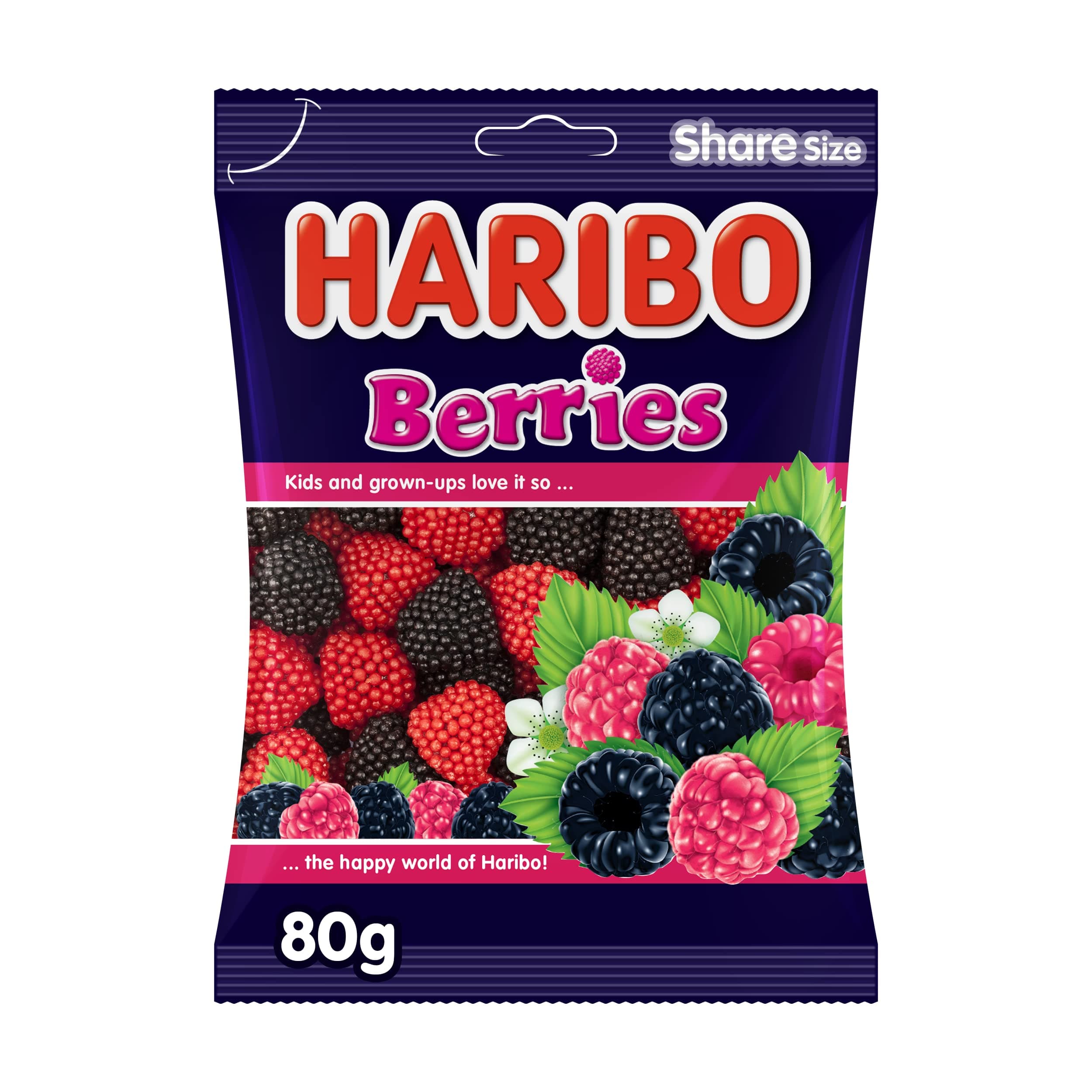 Berries Gummy Candy - 80g Bag