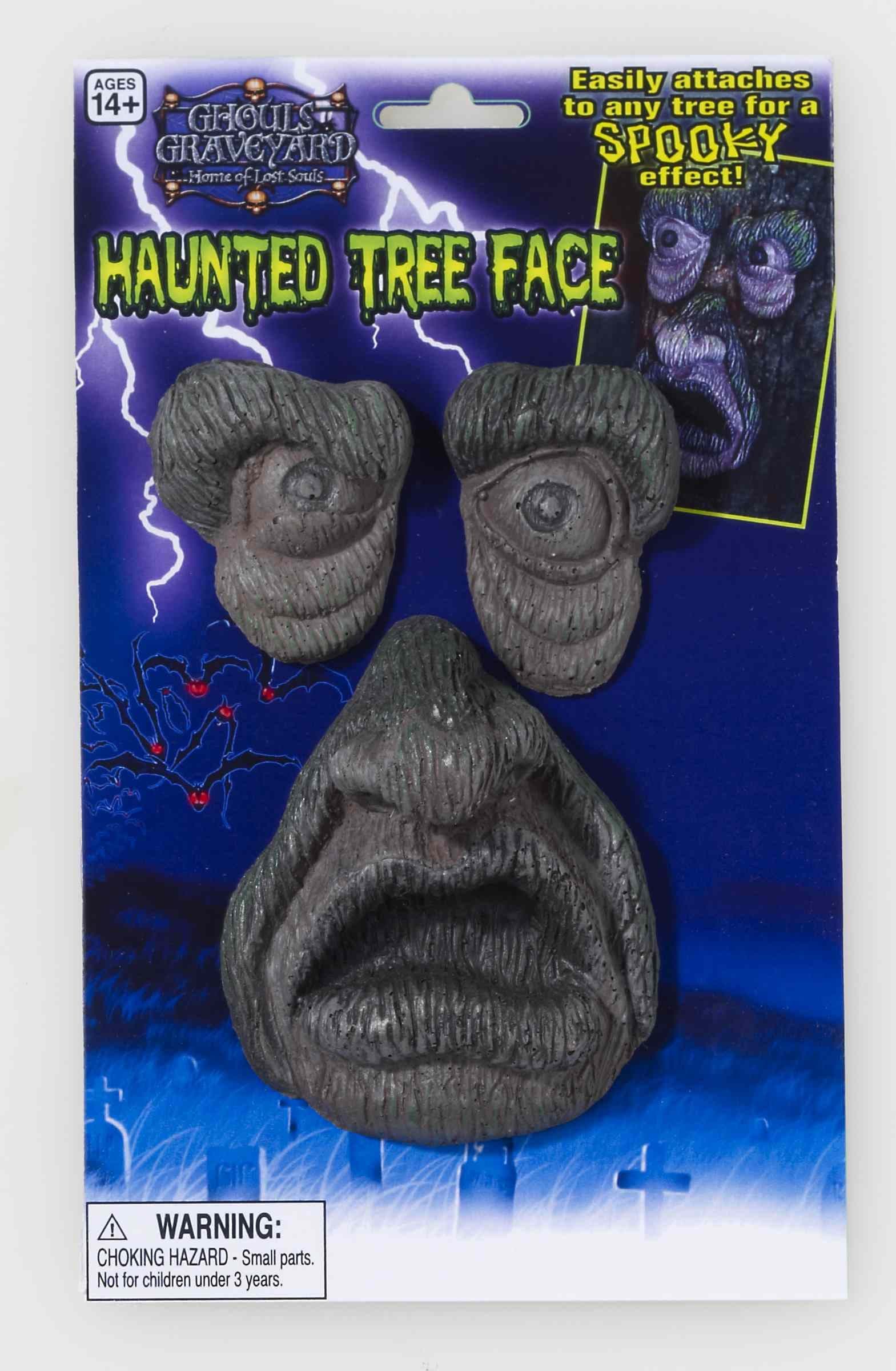 Forum Novelties Mini Tree Faces - Screaming Prop Decoration