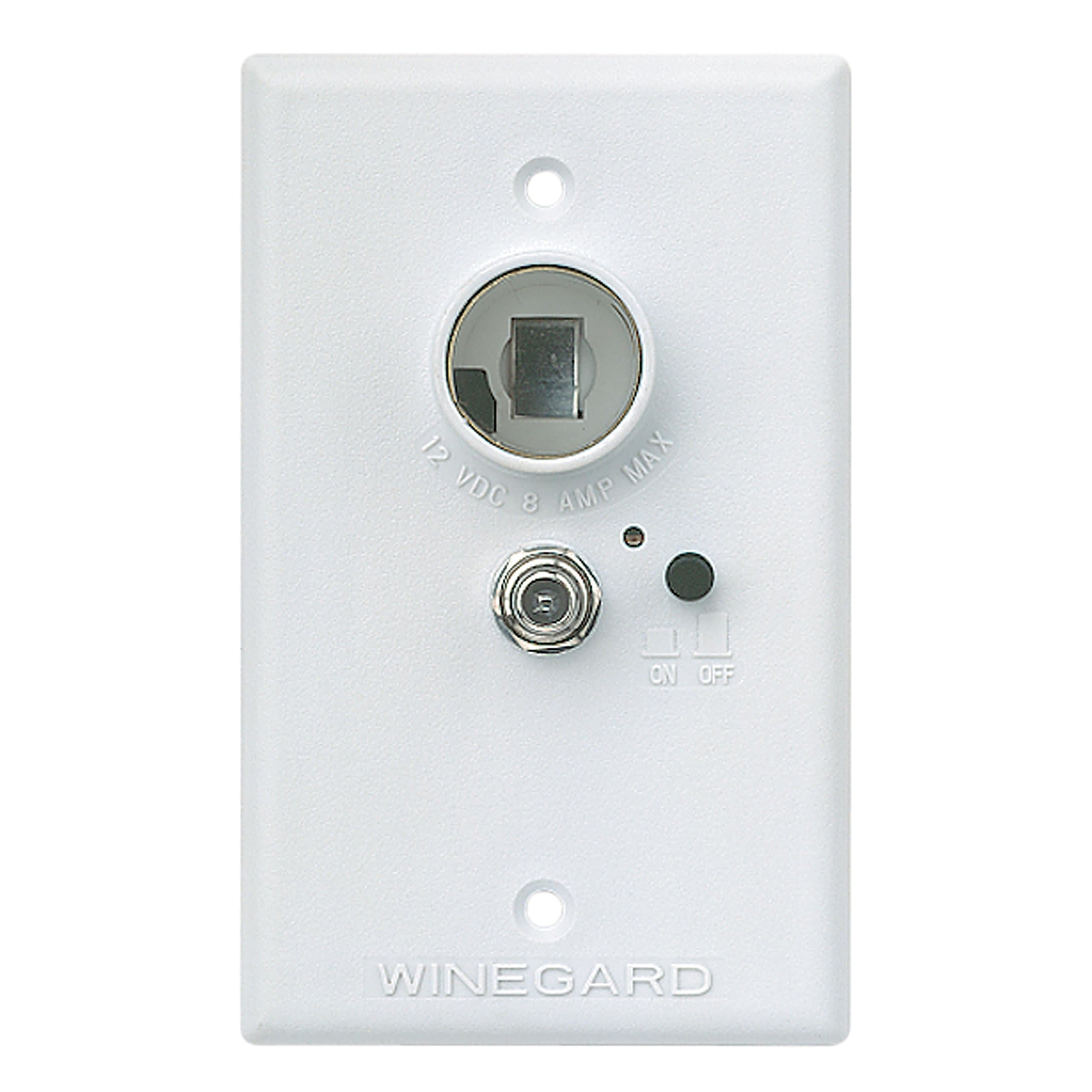 RV-7042 White Wall Plate Power Supply