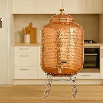 Stainless Steel Matka Stand for Water Pot, Water Dispenser Stand for Kitchen, Terracotta Water Dispenser Stand, Water Pot Rack for Kitchen,