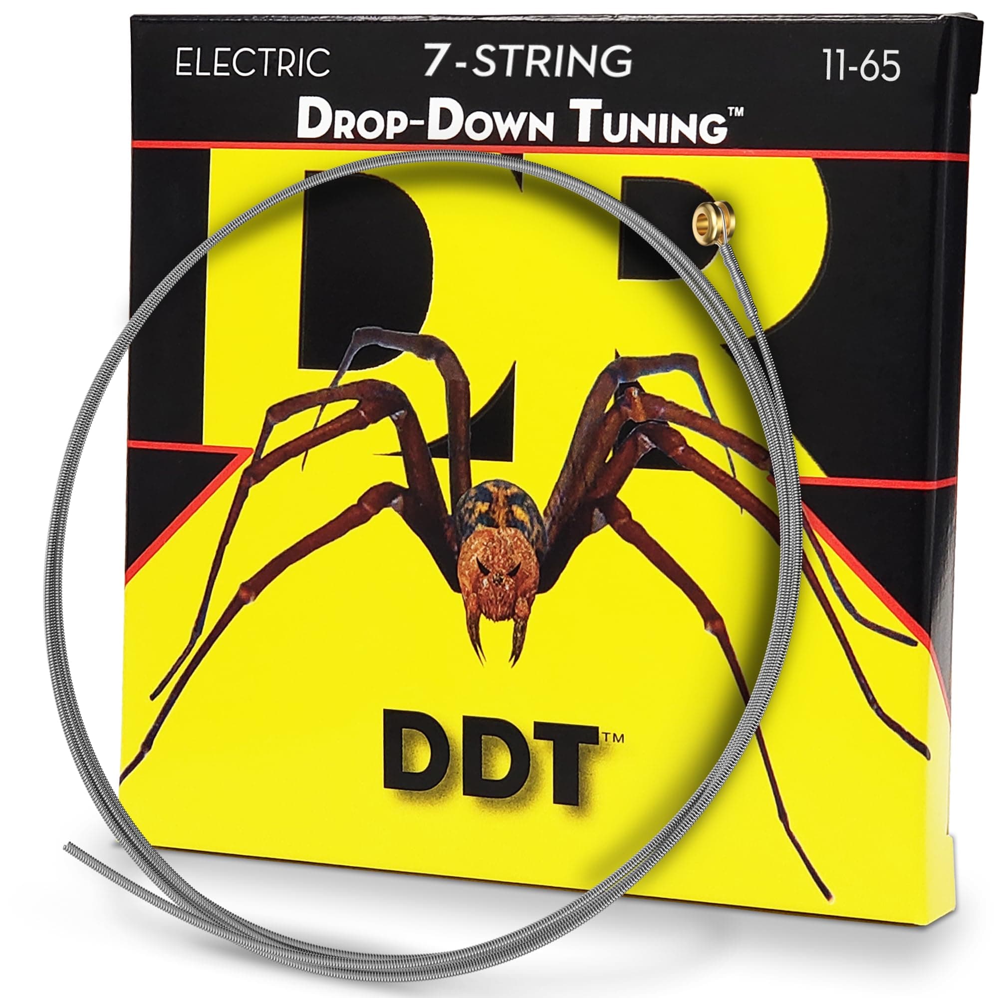 DR Handmade Strings DR DDT : Drop Down Tuning 7 St Ex Heavy Electric Guitar Strings (DDT7-11)