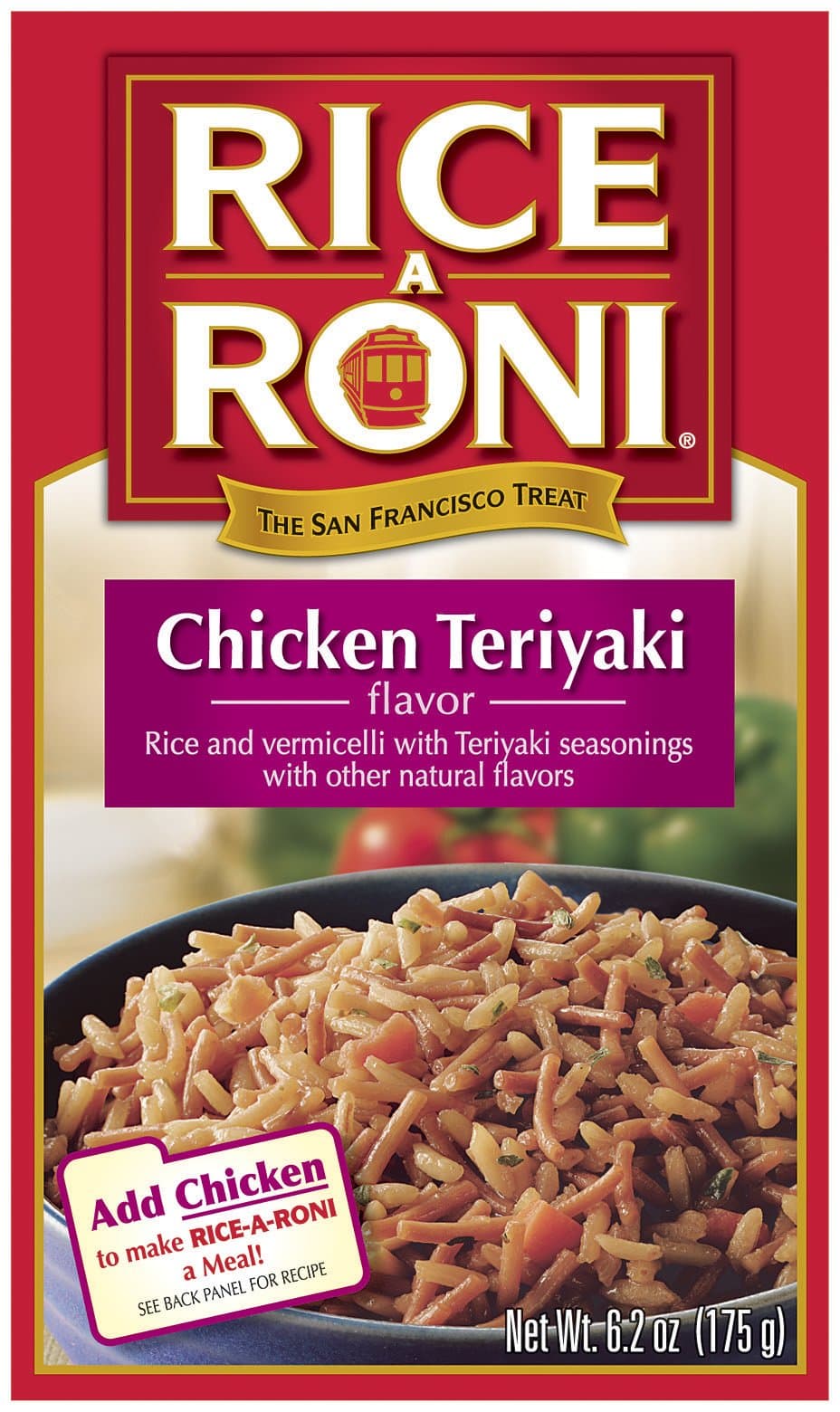 Rice-A-Roni Chicken Teriyaki, 6.2-Ounce Boxes (Pack of 12)