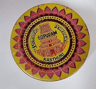 Gopuram Kasturi Turmeric 40 GM Tin