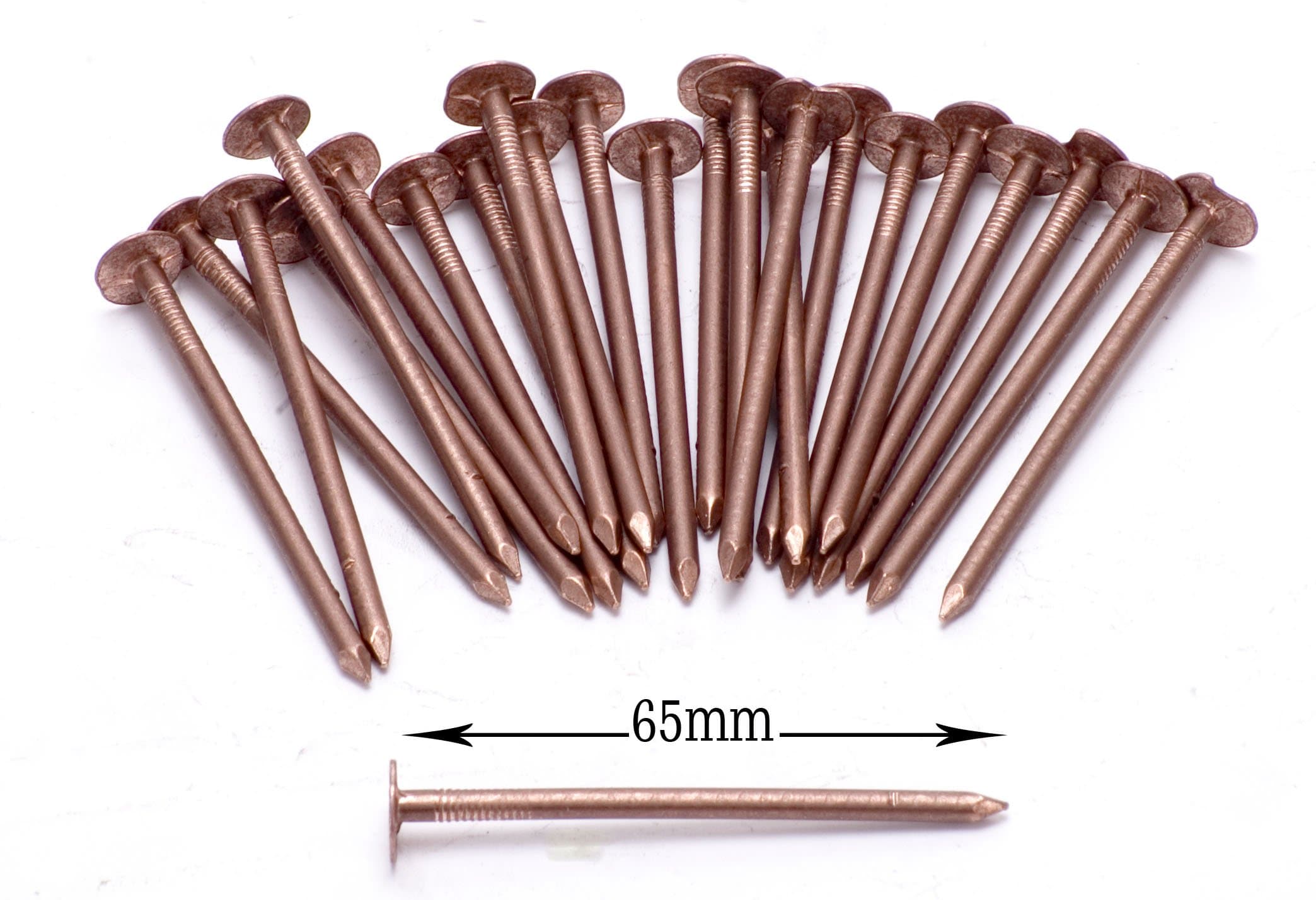 Kupfer Baum Copper Nails Tree Stump Killer, 10 x Very Large 65 mm