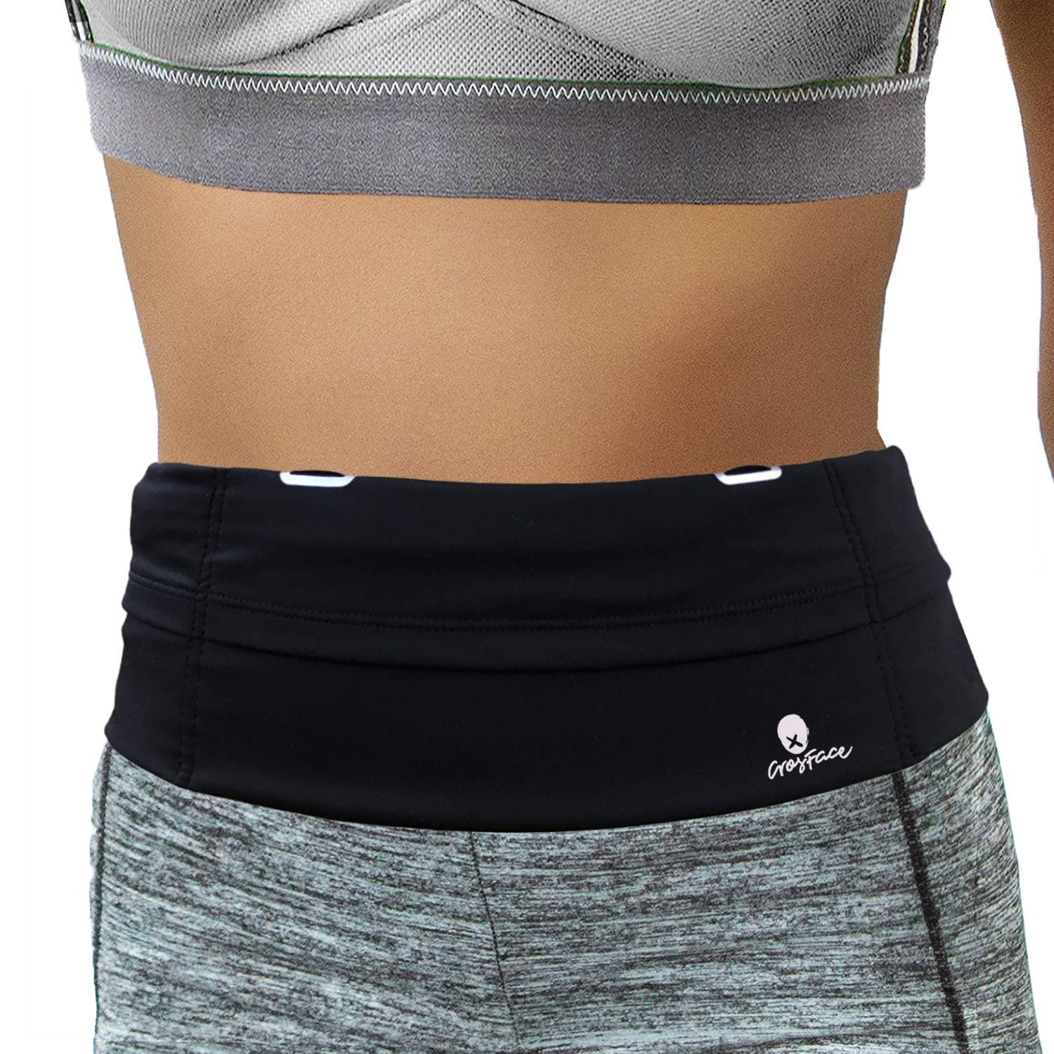 Universal One Size Waist Pack, Black, Water Resistant, Secure Pockets, Comfortable Design