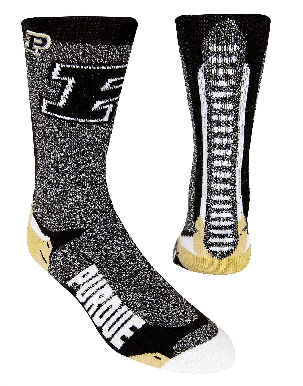 For Bare Feet Mens NCAA-Downtown Crew Socks