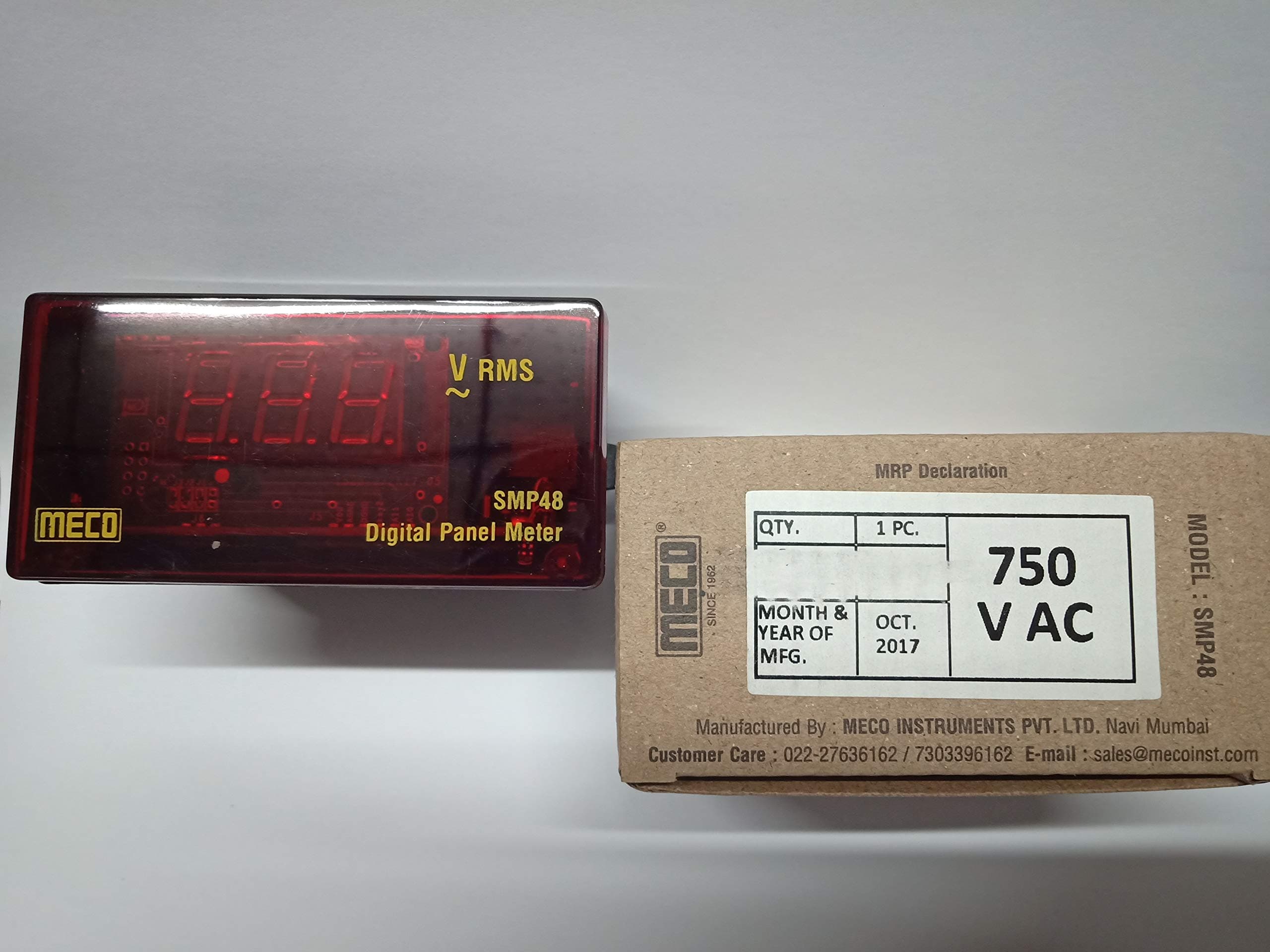 Skyking Meco Digital Panel Meter; SPM-48; 0-750v AC