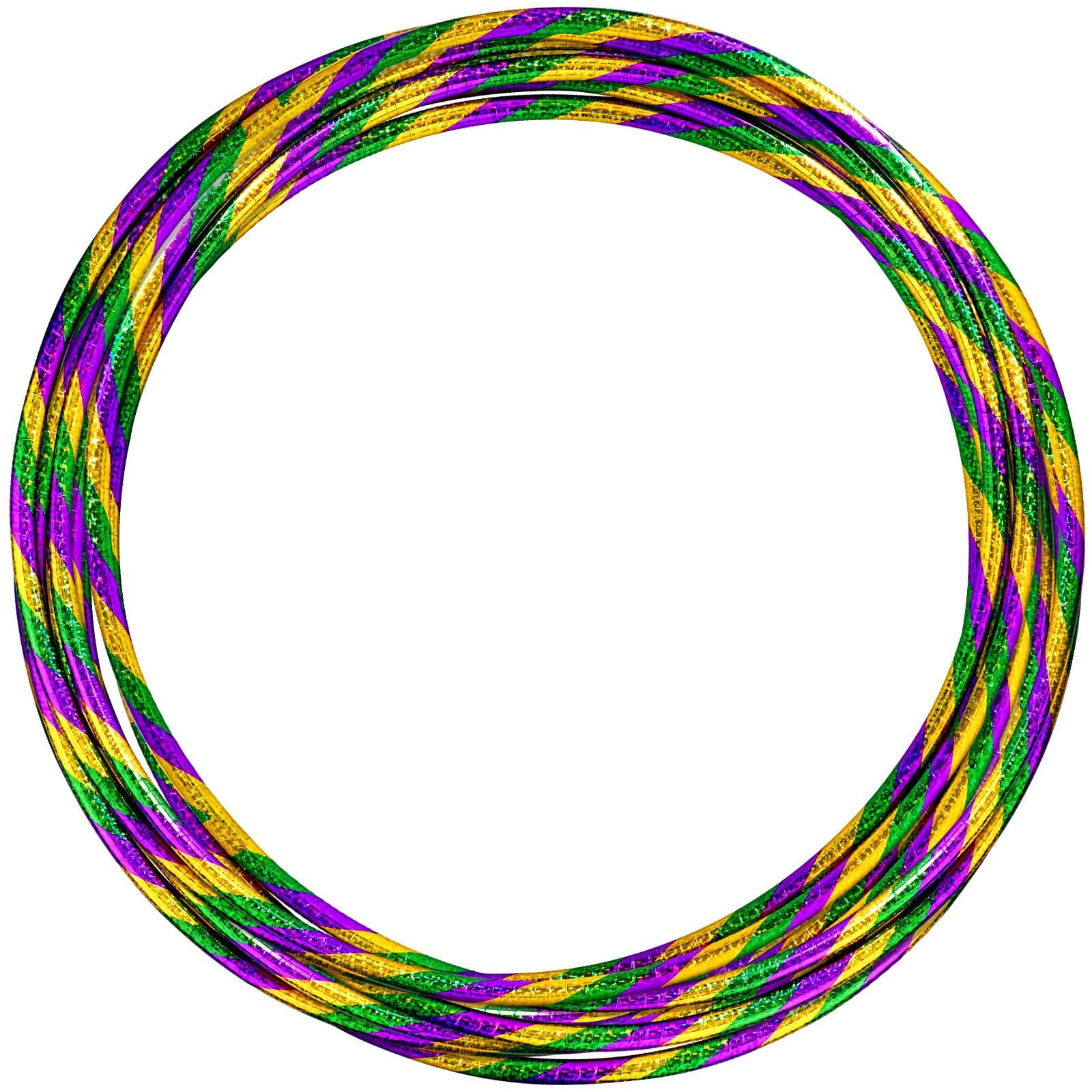 12 Pack 24 inch Exercise Hoop Plastic Glitter Hoop Obstacle Course Ring Toy for Adult Party Gymnastic Playing for Parade Decoration Games Performance Outdoor Sports