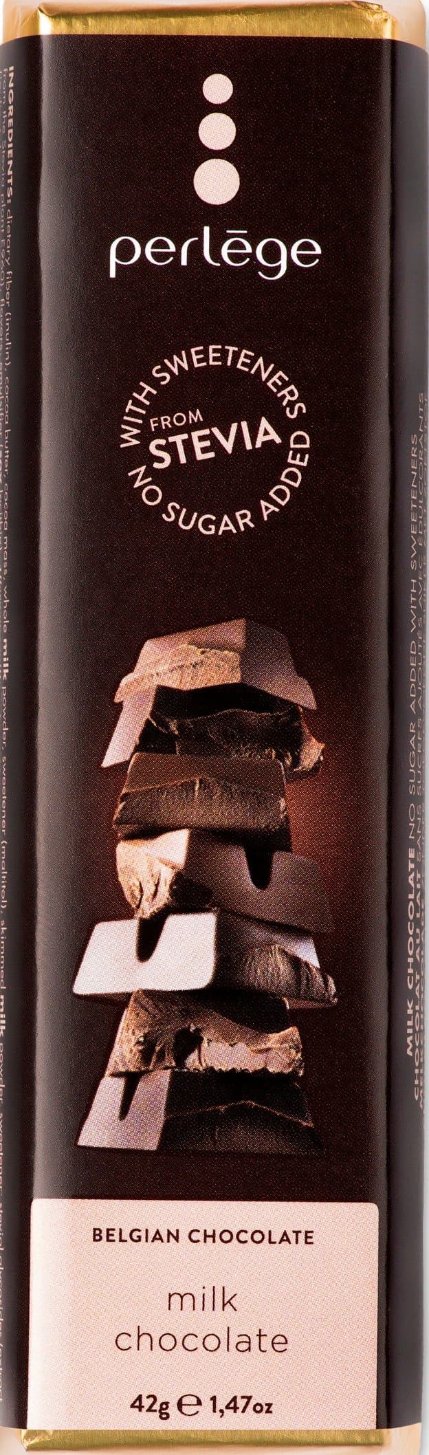 Perlege Milk Chocolate with Stevia