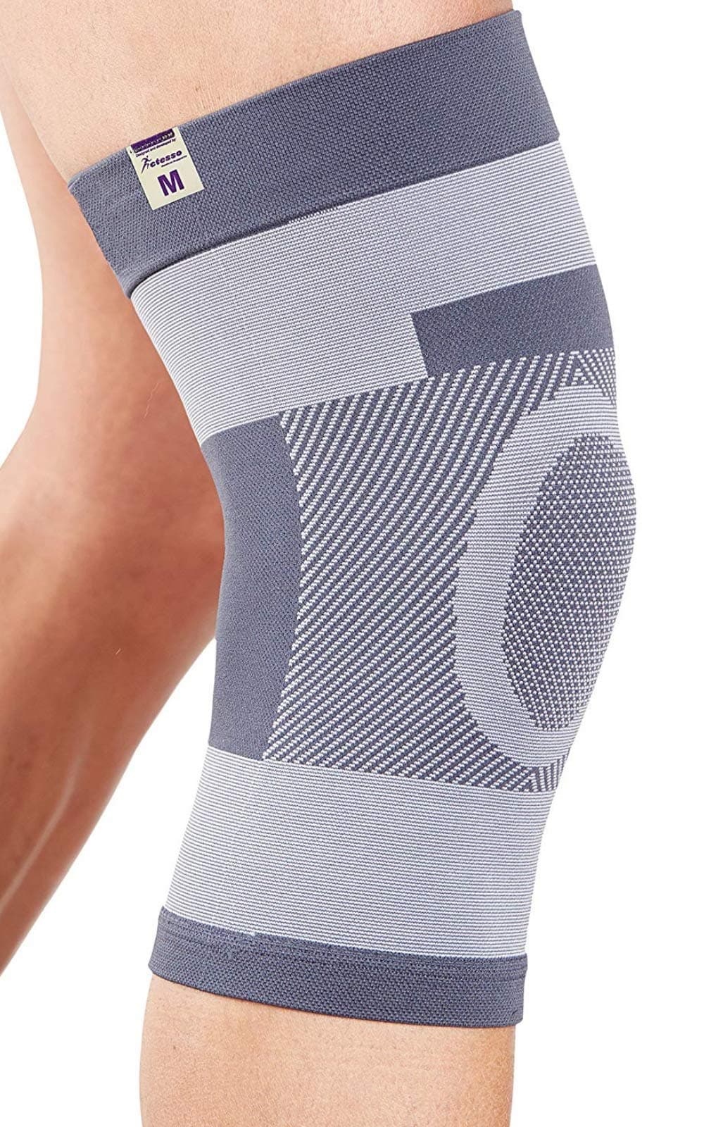 Actesso Compression Knee Support - Elastic Sleeve for Sprains & Pain, Ligament & Sports Injury (Small)