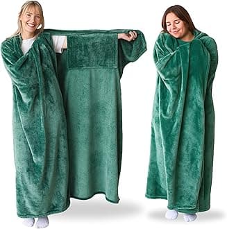 Super Blanky Wearable Blankets for Women, Adult Wearable Blanket Men, Mother's Day Gifts for Her, Wife Birthday Gift Ideas