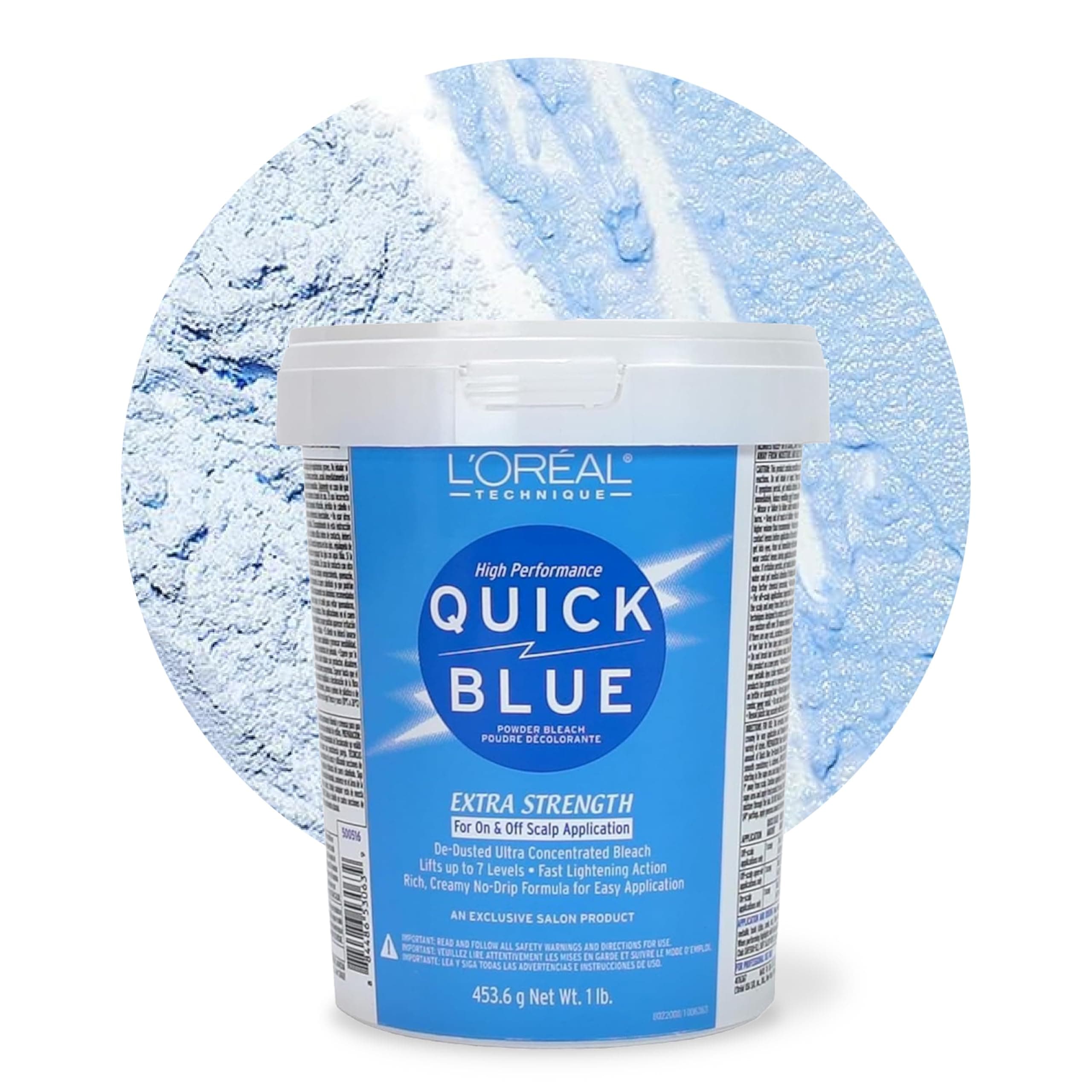 L'OREAL TECHNIQUE Paris Quick Blue Powder Bleach,16oz