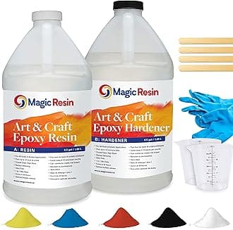 1 Gallon (3.78 L) | Art & Craft Epoxy Resin for Jewelry, Coasters, Earrings etc.