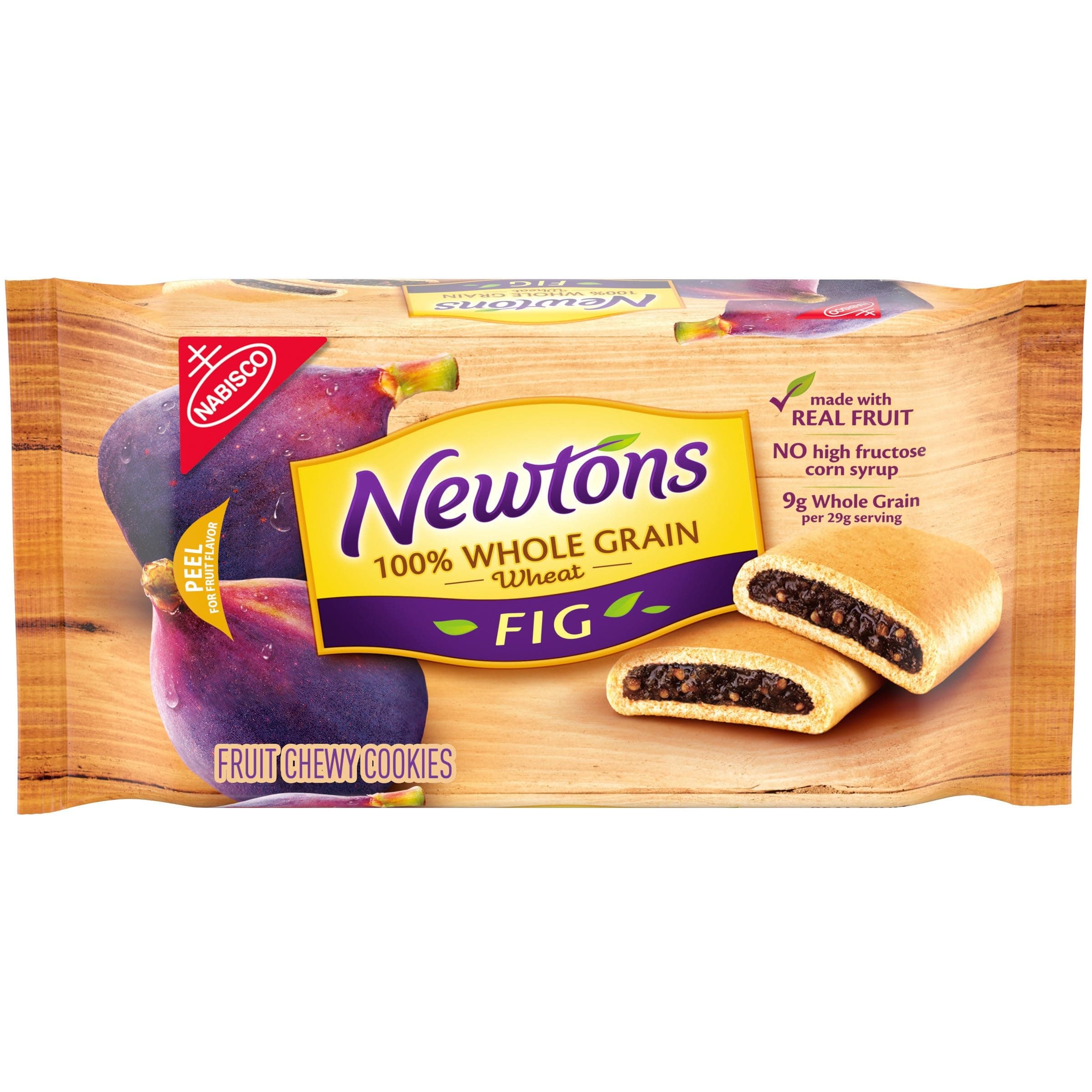 Newtons 100% Whole Grain Wheat Soft & Fruit Chewy Fig Cookies, (Fig Bars), 10 oz Pack