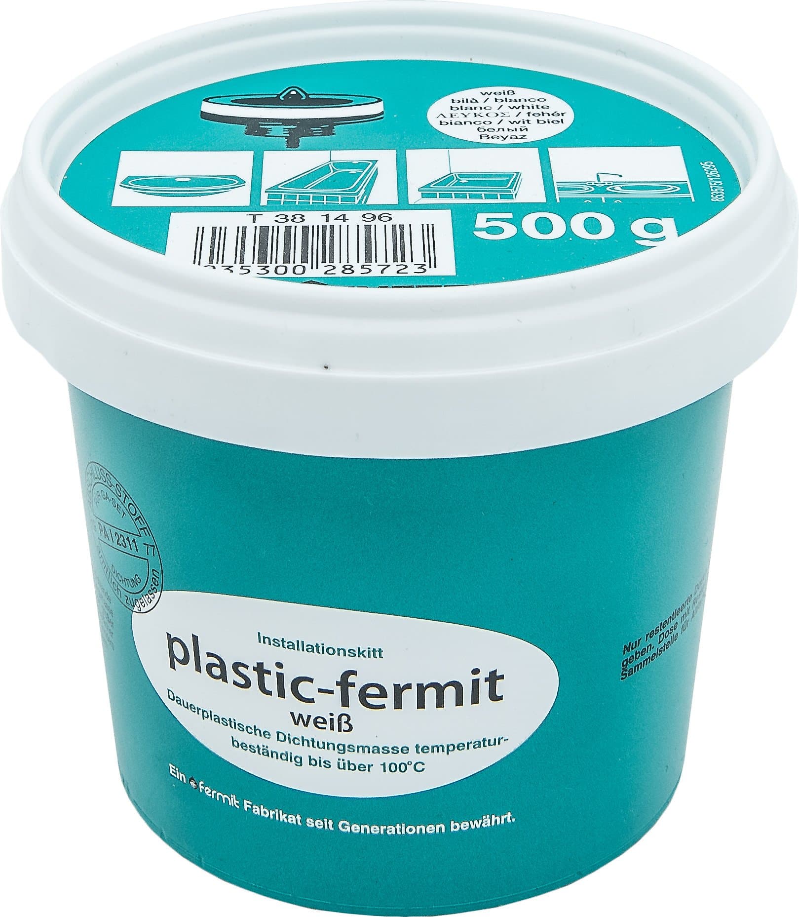 Fermit T381496 500 g Plastic Sealant - Clear