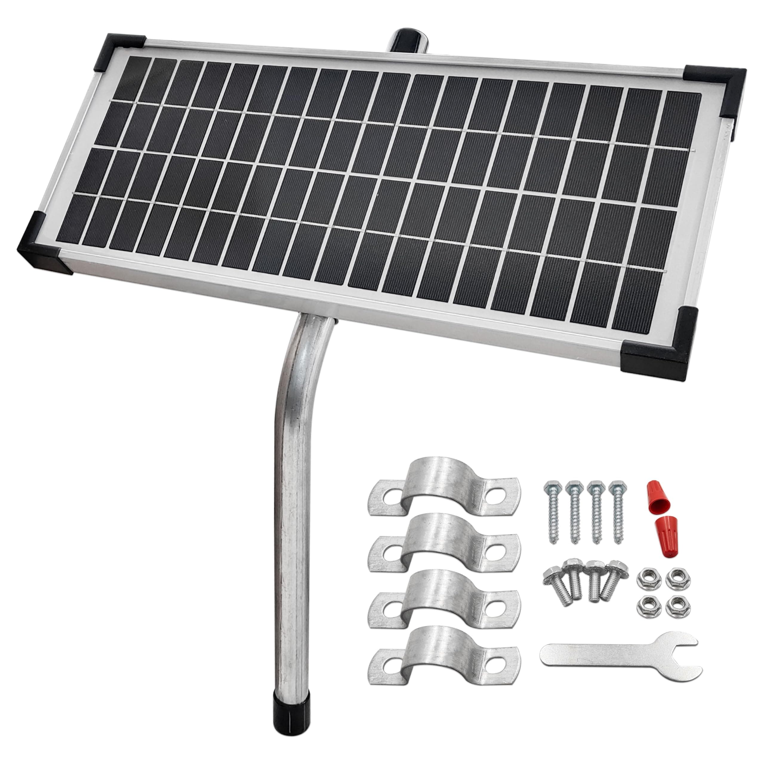 FM123 Solar Panel Kit,Compatible with Mighty Mule Automatic Gate Openers,10 Watt
