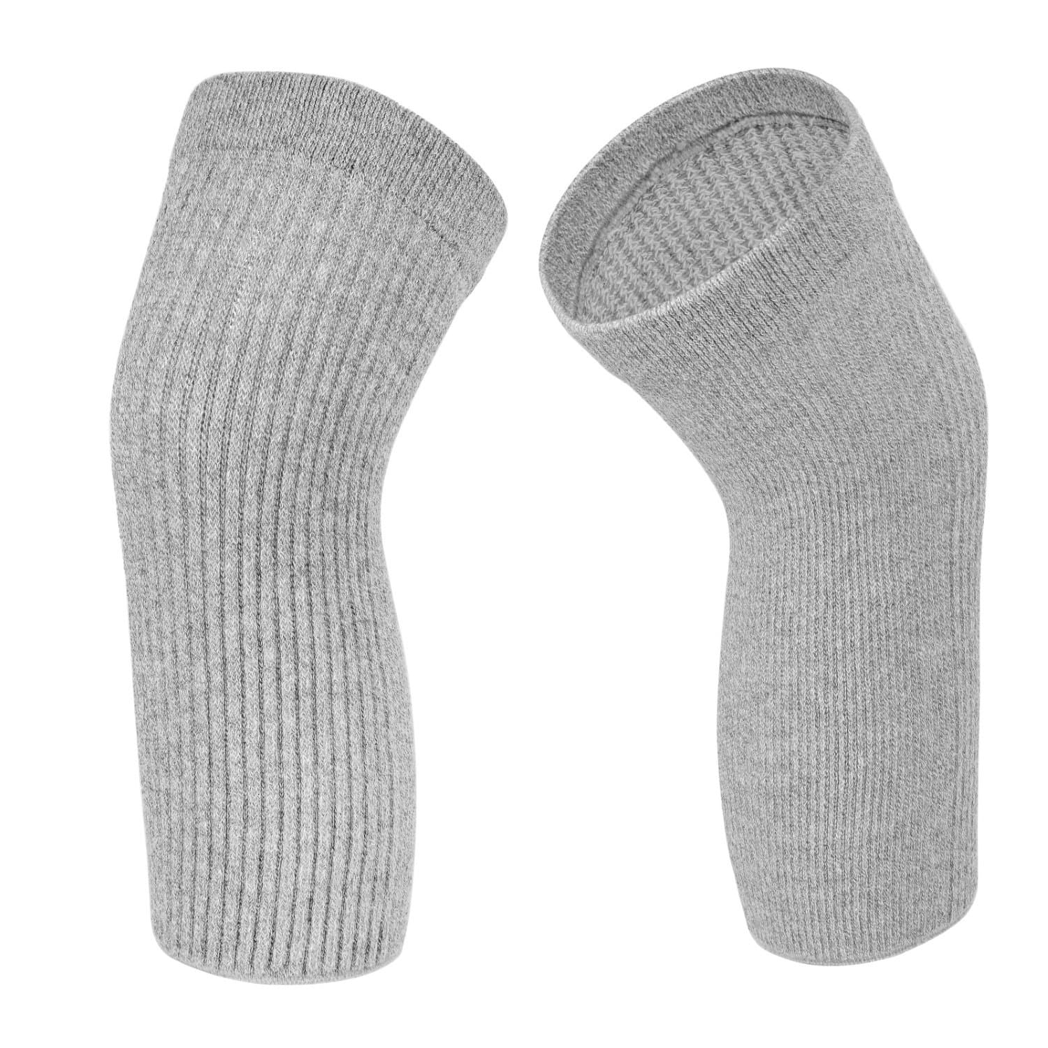 Compression Knee Sleeves for Knee Support, Circulation Improvement & Pain Relief - Knitted Cotton Using Japan Binchotan Charcoal - 1 Pair - Made in Japan