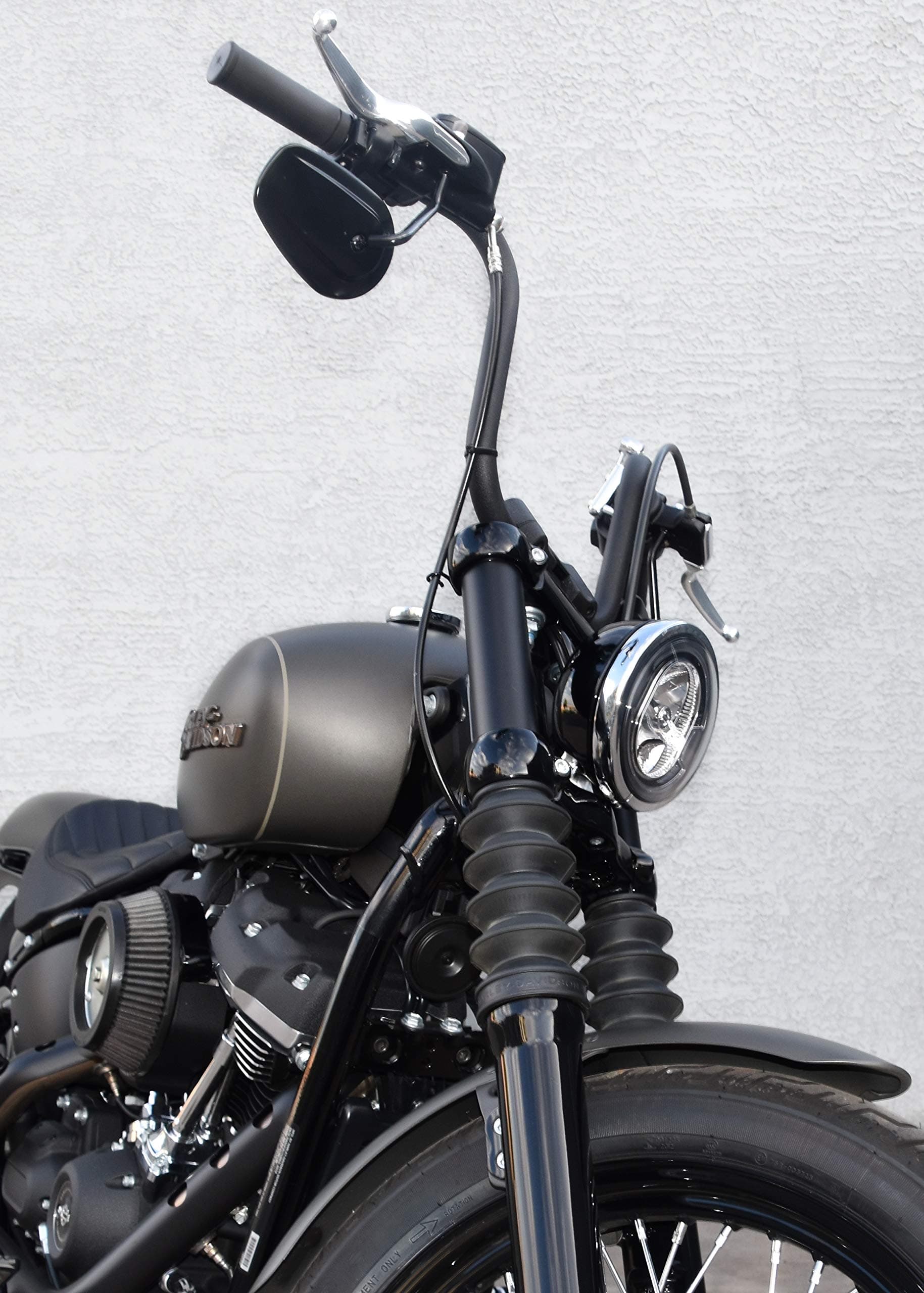 ♤ Harley Davidson ♤ Black Vinyl Decal Fork Kit (Bonus 2 Extra Sheets) ♧ 2018-2024 Street Bob FXBB Custom Low Bobber