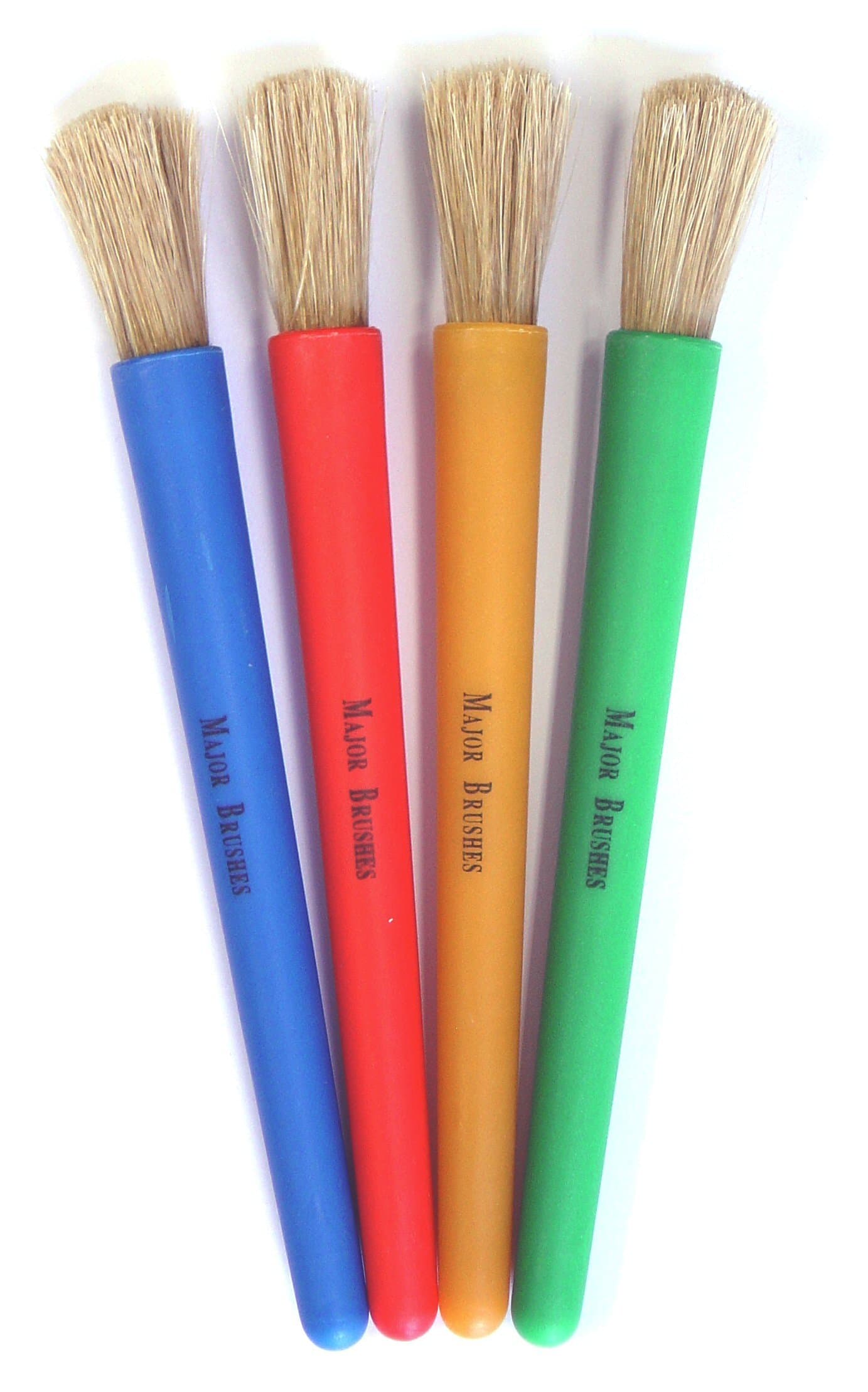 Major BrushesColoured Chubby Brushes - Set of 4