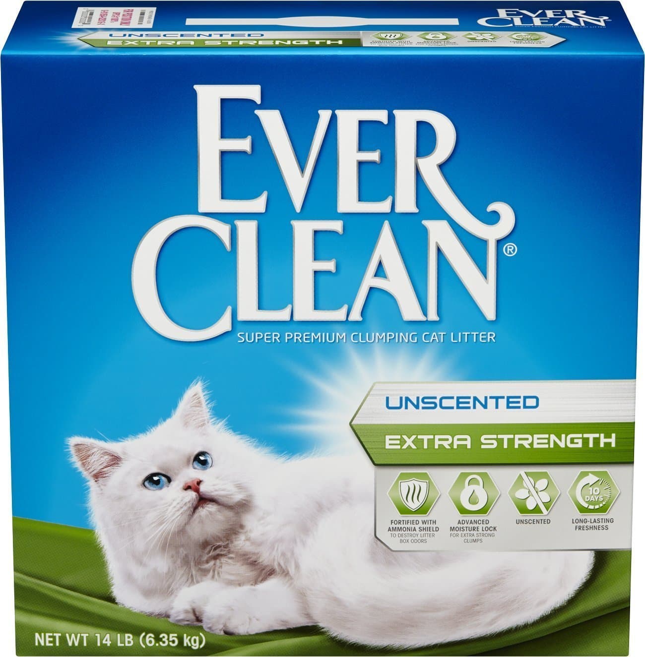 Extra Strength Cat Litter, Unscented, 14-Pound Box