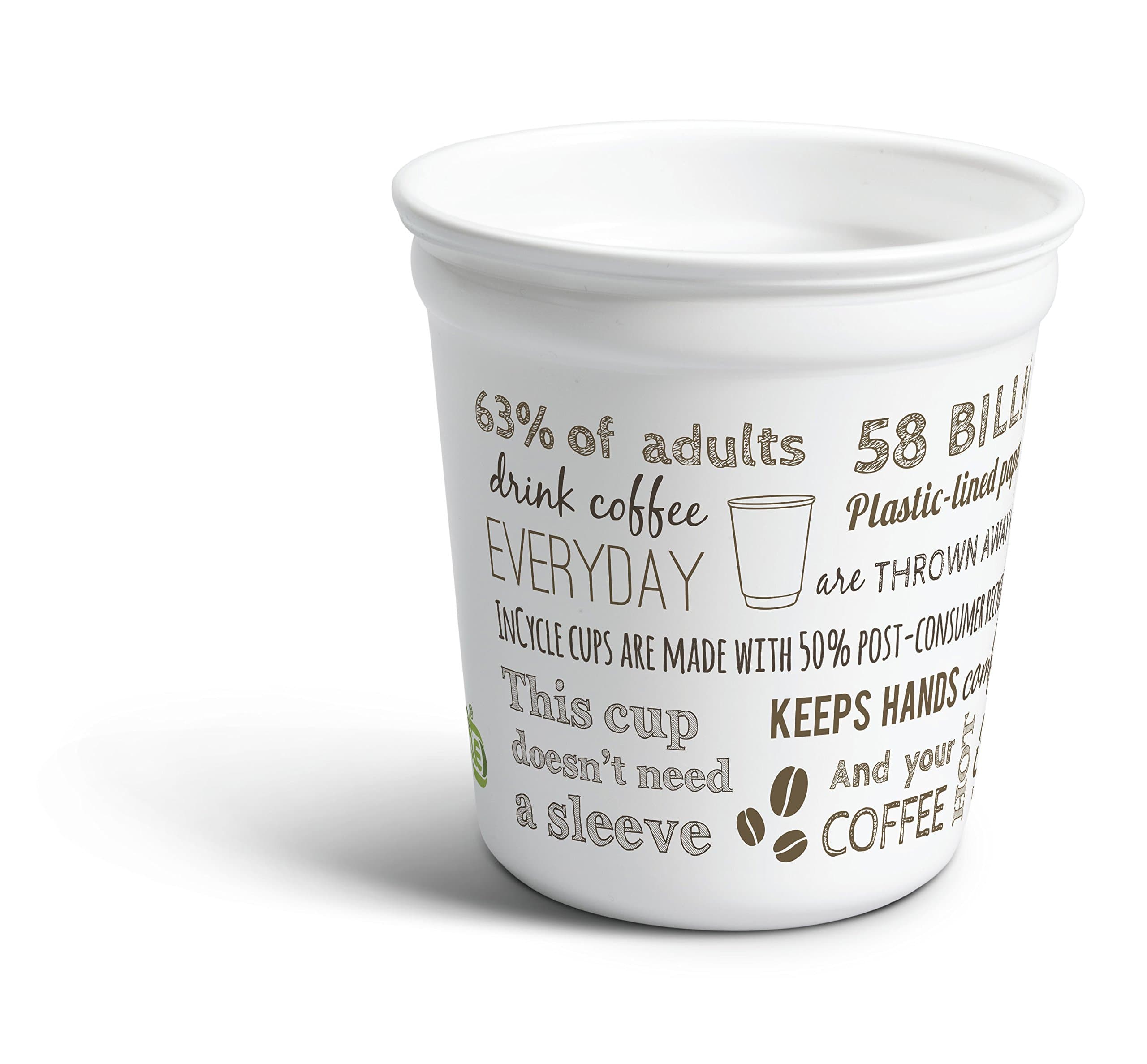 8oz InCycle Insulating Hot/Cold Cup - Typography Print (1127ct)