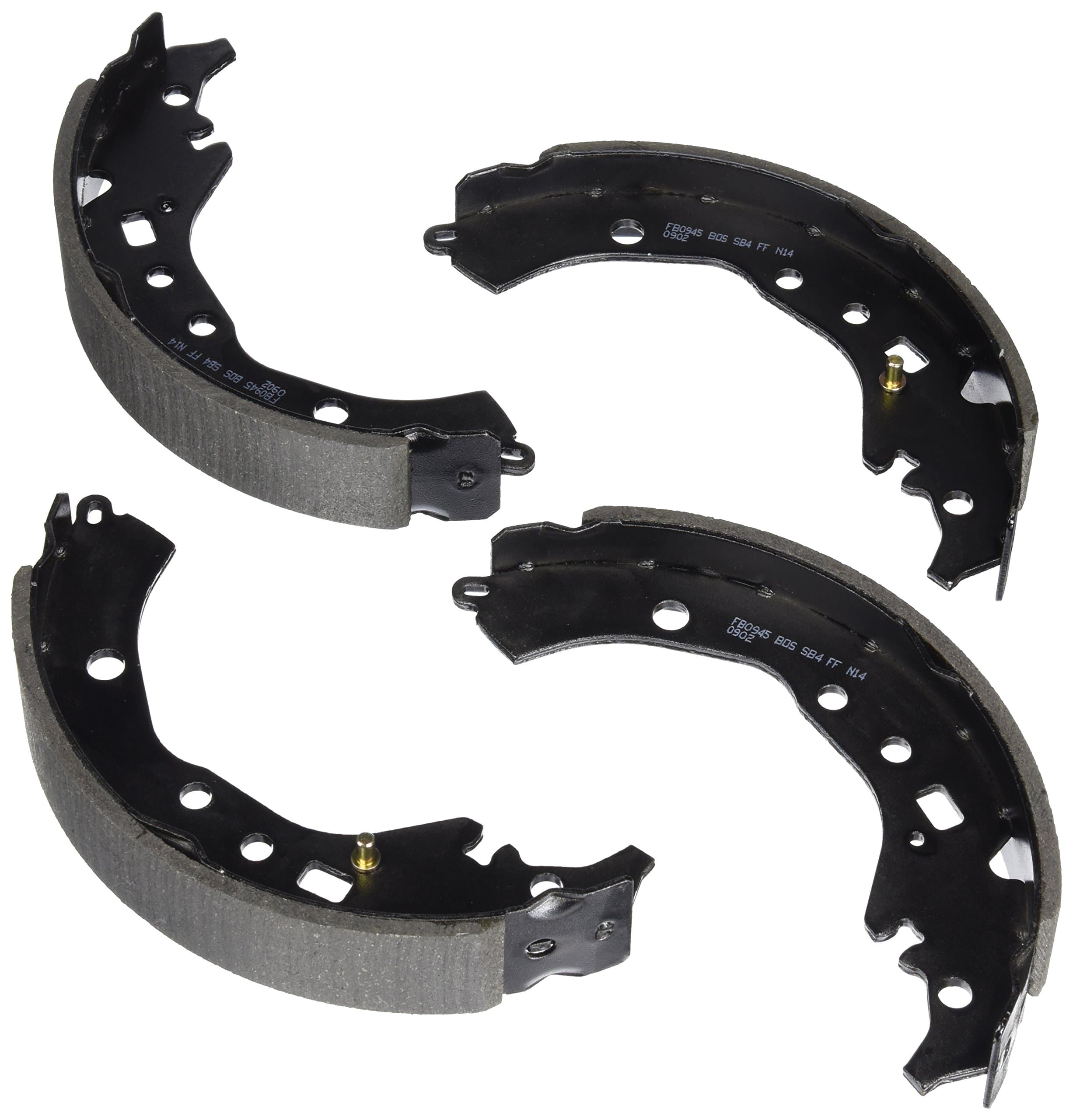 BOSCH BS945 Blue Drum Brake Shoe Set - Compatible With Select Scion iQ, xD; Toyota Corolla, Prius C