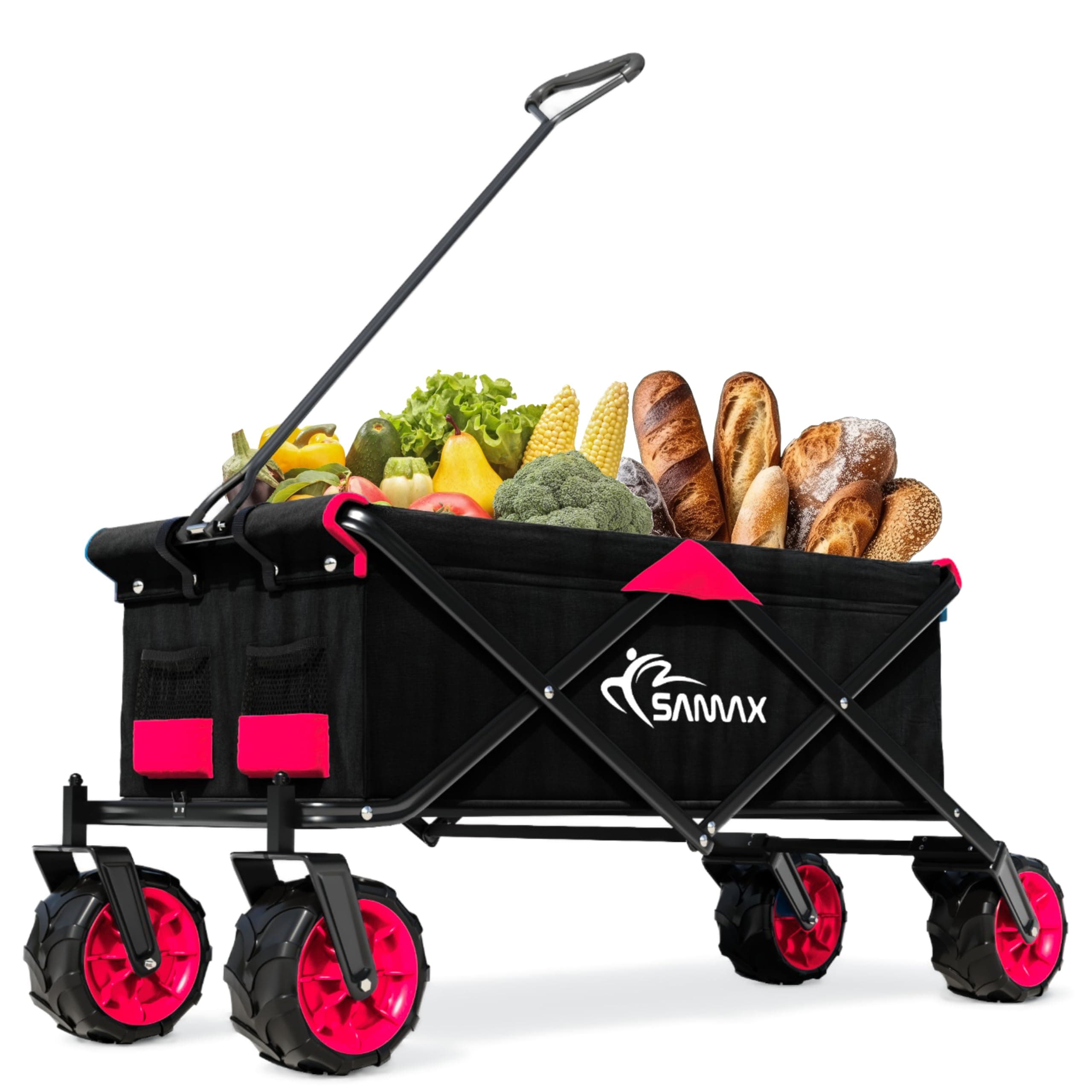 SAMAX Foldable Hand Cart Offroad Cool - Black / Grey
