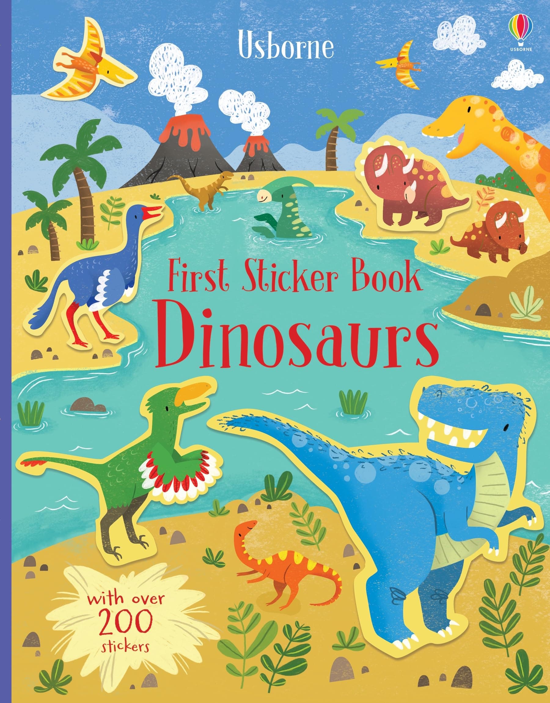 First Sticker Book Dinosaurs (First Sticker Books)