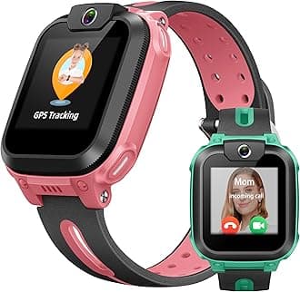 imoo Watch Phone Z1 Kids Smart Watch, 4G Kids Smartwatch with Video and Phone Call Durable, GPS Tracker and IPX8 Water Resistance (Pink)