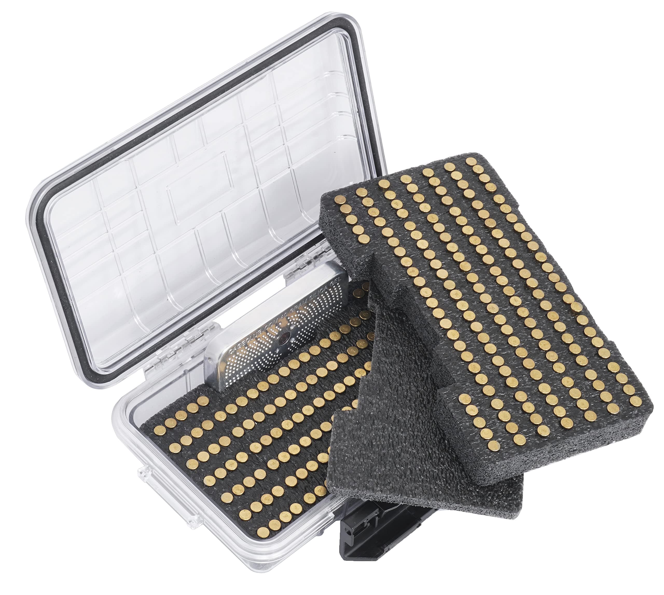 22LR Qty 308-1760 Ammo Case - Long Term Storage Case Includes Silica Gel Dessicant to Help Absorb Moisture (Lockable & Non-Lockable Options)