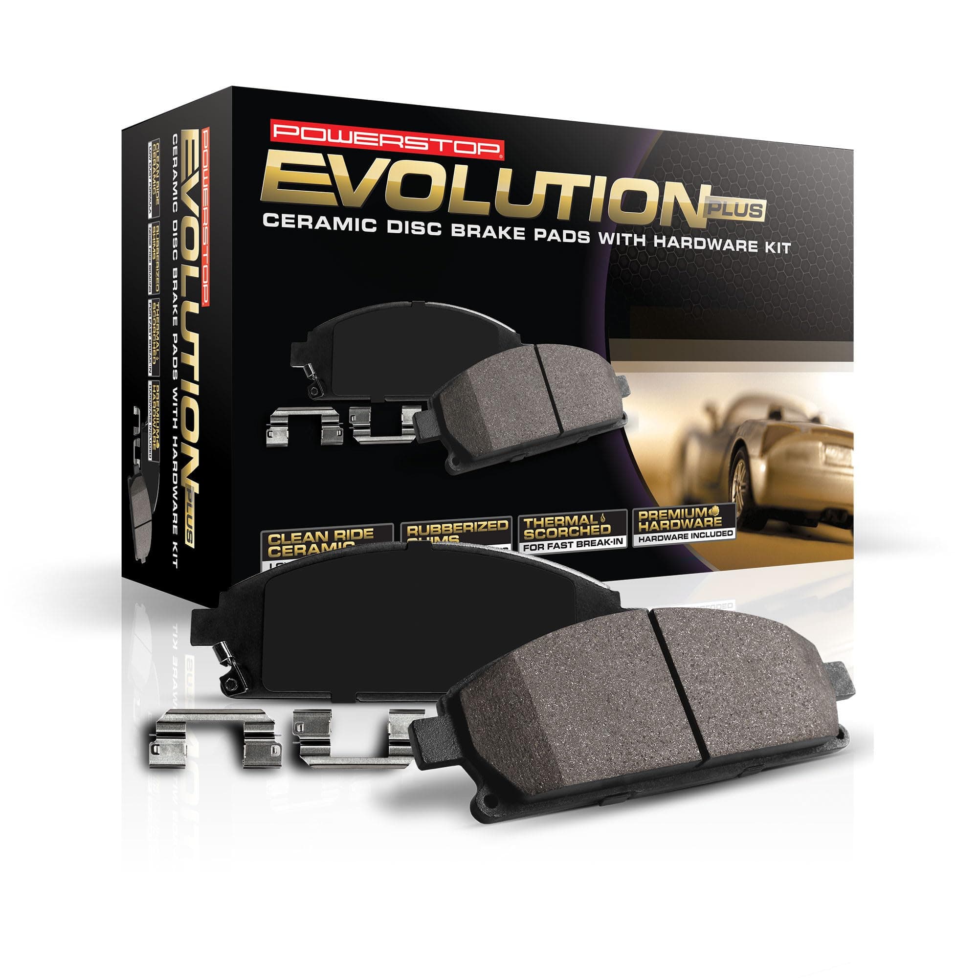 Power Stop 17-1422 Z17 Evolution Plus Car Brake Pad by Power Stop