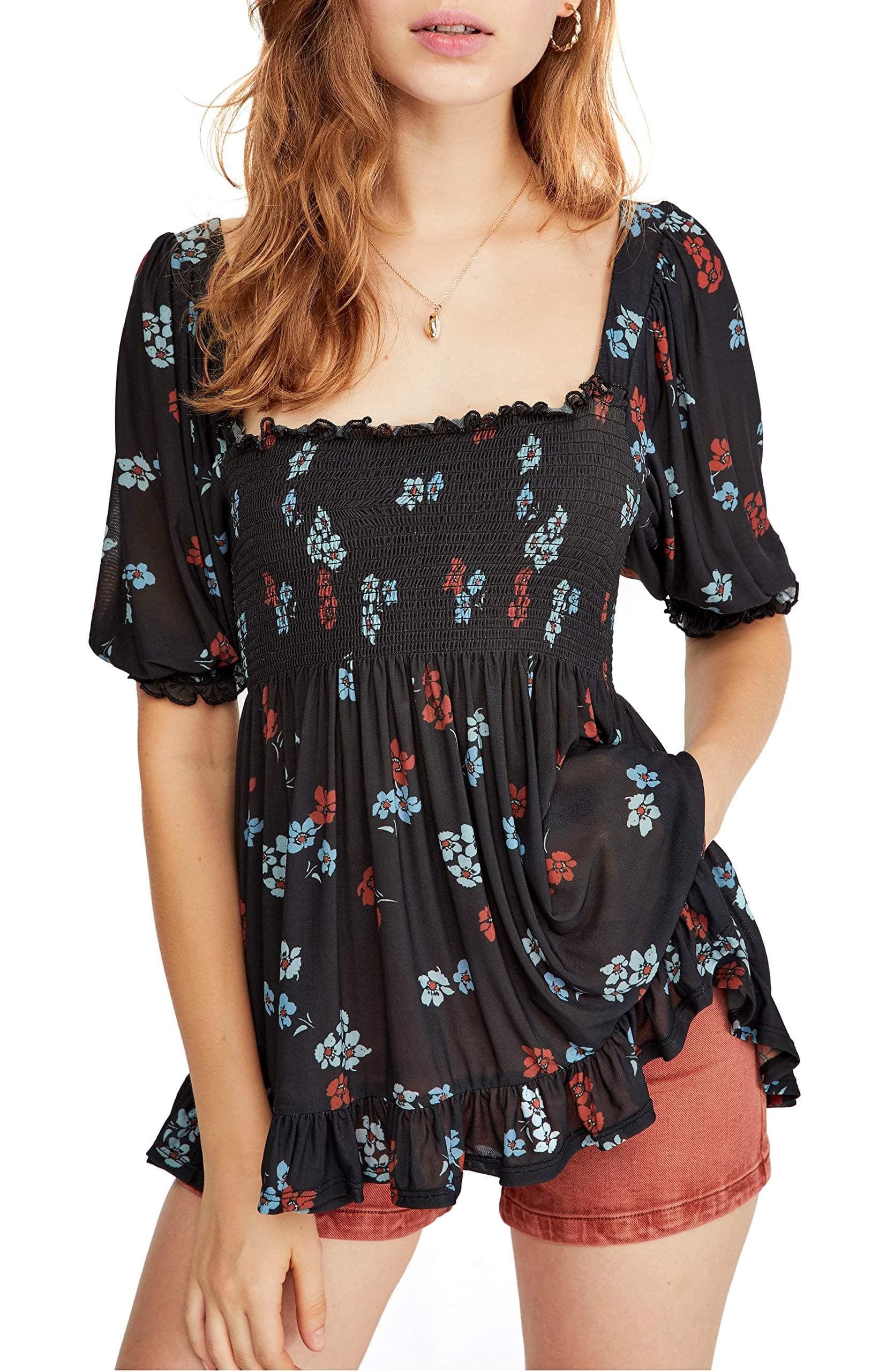 Free People | Delta Dawn Top | Midnight Combo | L