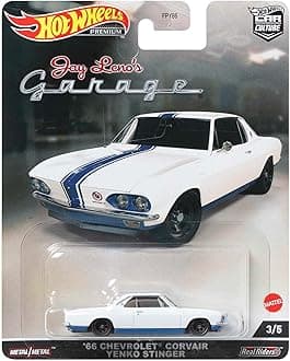 Hot Wheels Car Culture Circuit Legend, Premium 1:64 Scale Die-Cast Chevy Corvair Yenko Stinger Car, Collectable Vehicle