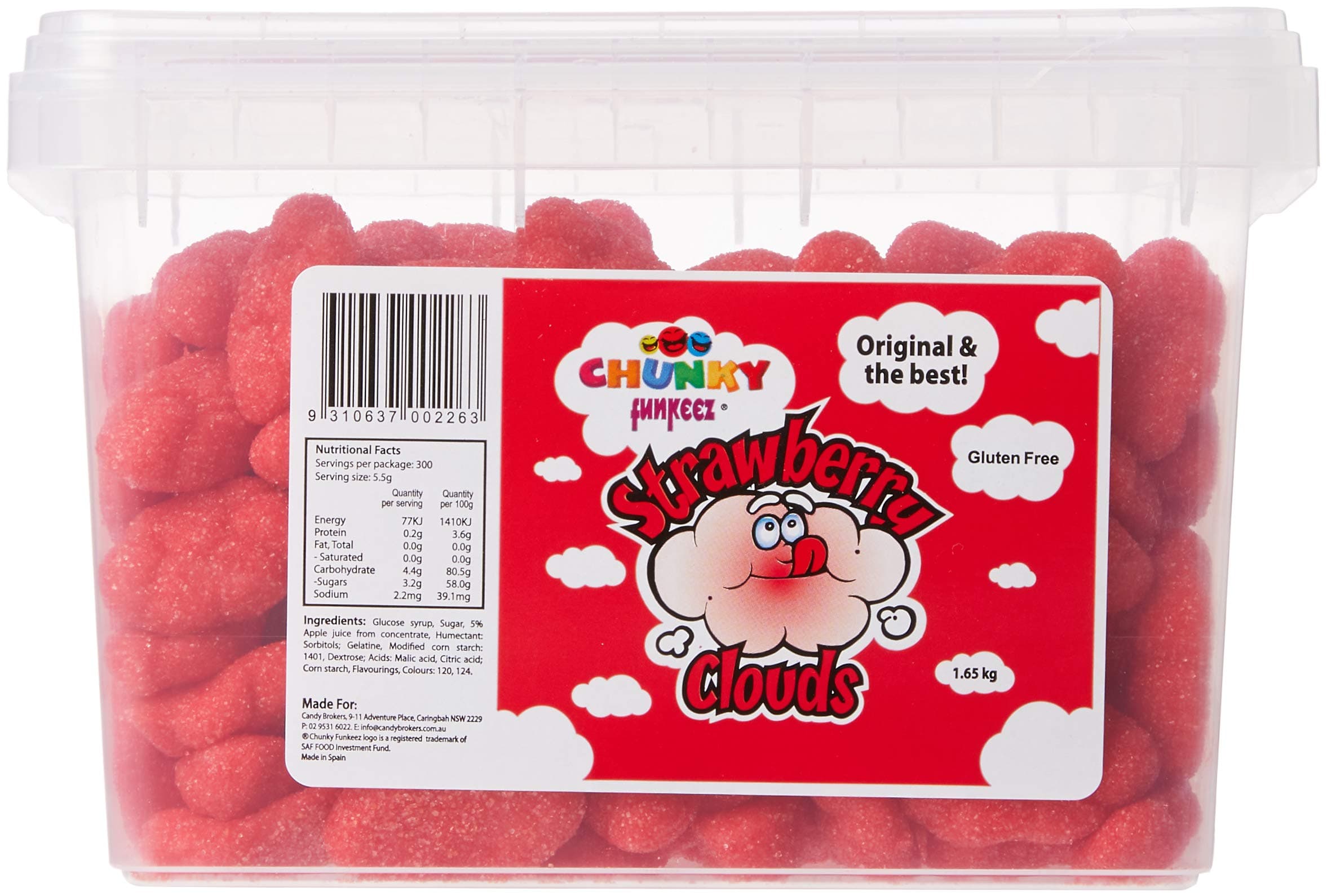 Chunky Strawberry Clouds Pack 1.65 Kg 300 Pieces