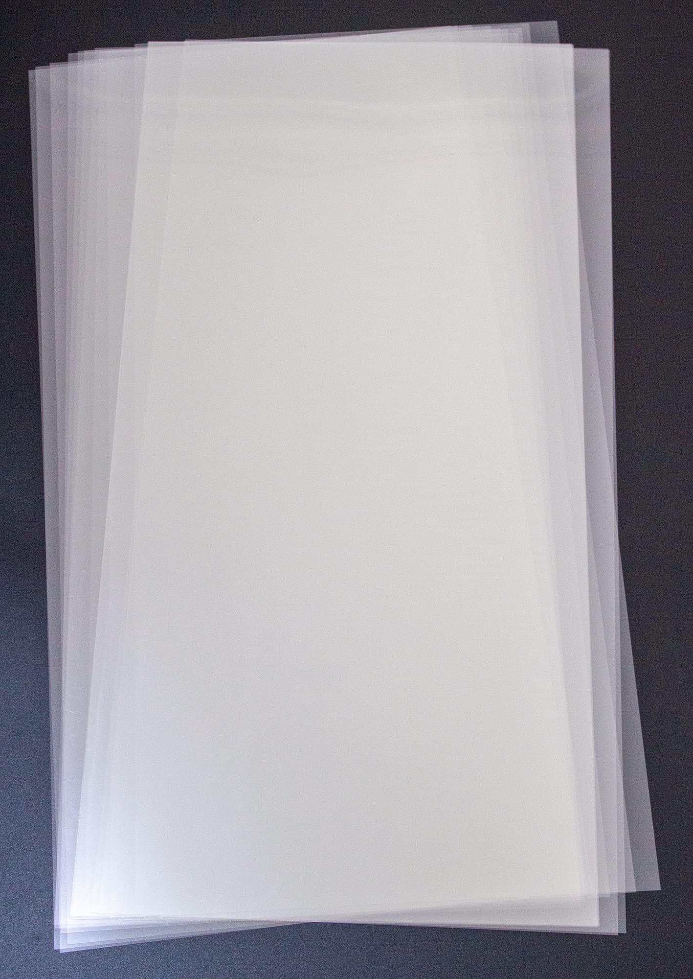 7.5 Mil Blank Mylar Stencil Sheet (10Pcs),12 x 24 Inch Clear Plastic Sheets, Acetate Sheets for Crafts, PET Plastic Sheets for Cutting Machine, PET Stencil Material