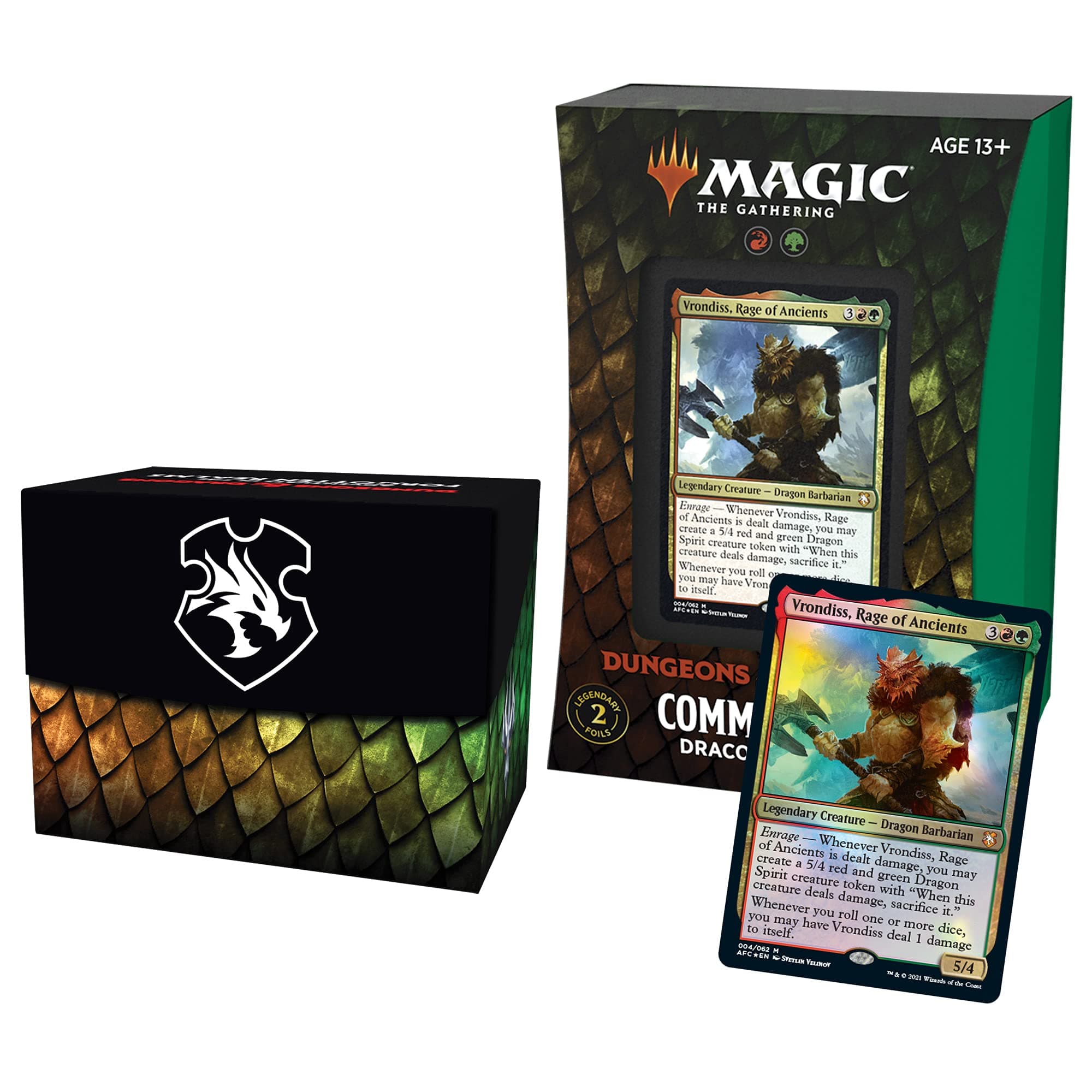 Adventures in The Forgotten Realms Commander Deck – Draconic Rage (Red-Green)