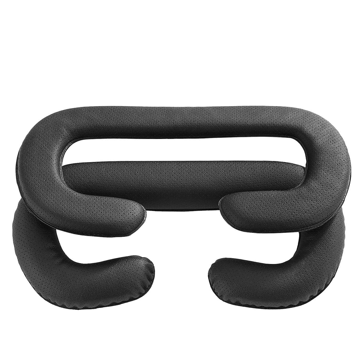 HTC Vive VR Face Cover, JARMOR Replacement Eye Mask Pad with Memory Foam & PU Leather [Better FOV] [2 PACK, 6MM & 18MM] - Black